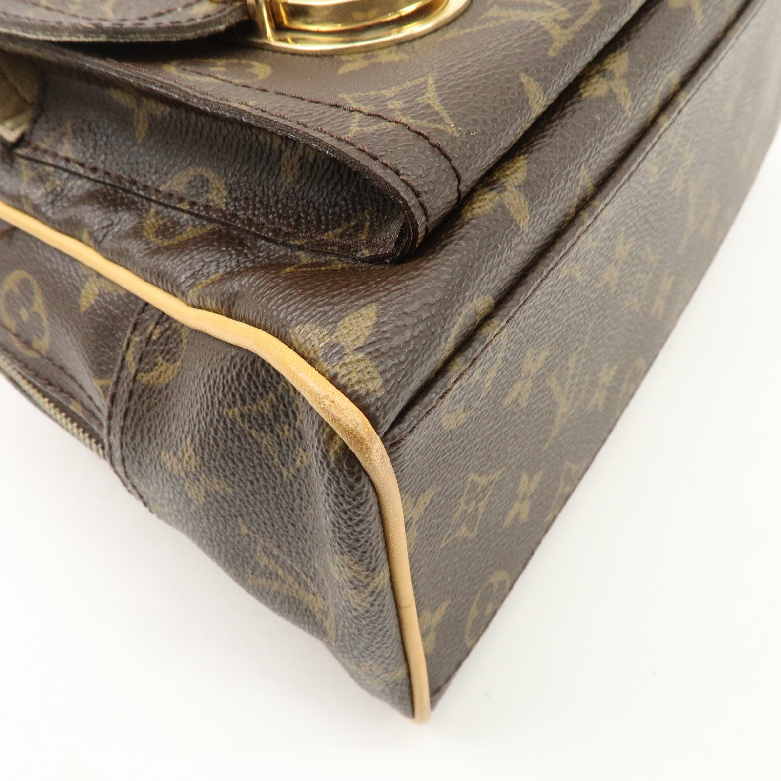 Louis Vuitton Monogram Manhattan PM Hand Bag M40026 Used