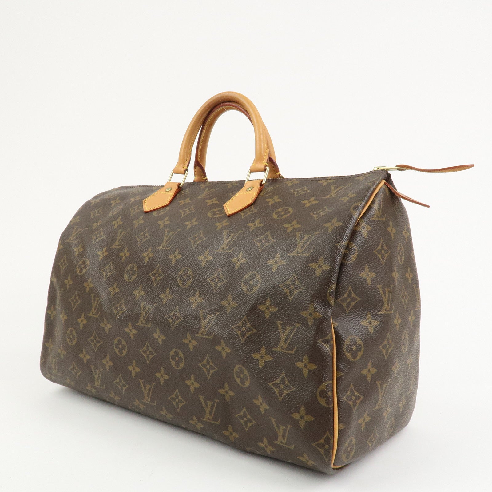 Louis Vuitton Monogram Speedy 40 Hand Bag Boston Bag Brown M41522