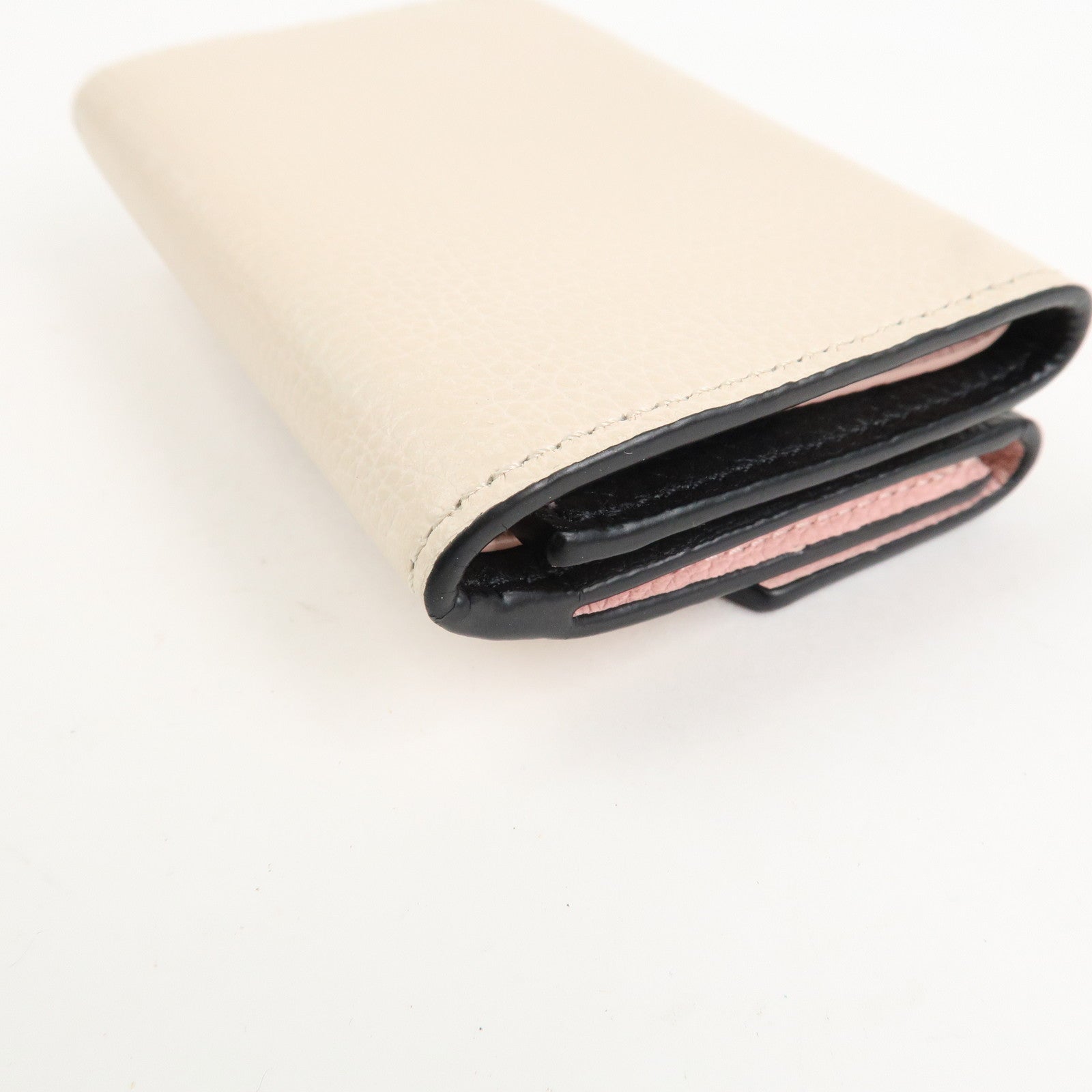 Louis Vuitton Lock Me Portefeuille Lock Mini Leather Wallet M80984 Used