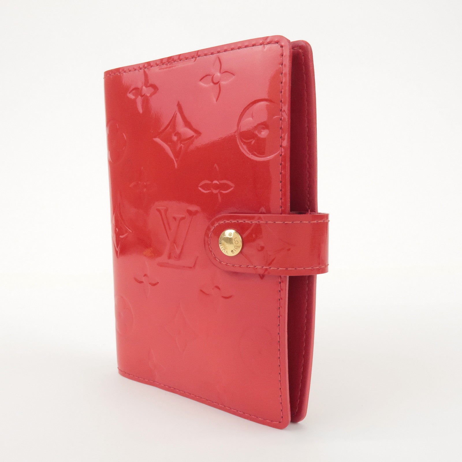 Louis Vuitton Monogram Vernis Agenda PM Pomme d'Amour Red R21016