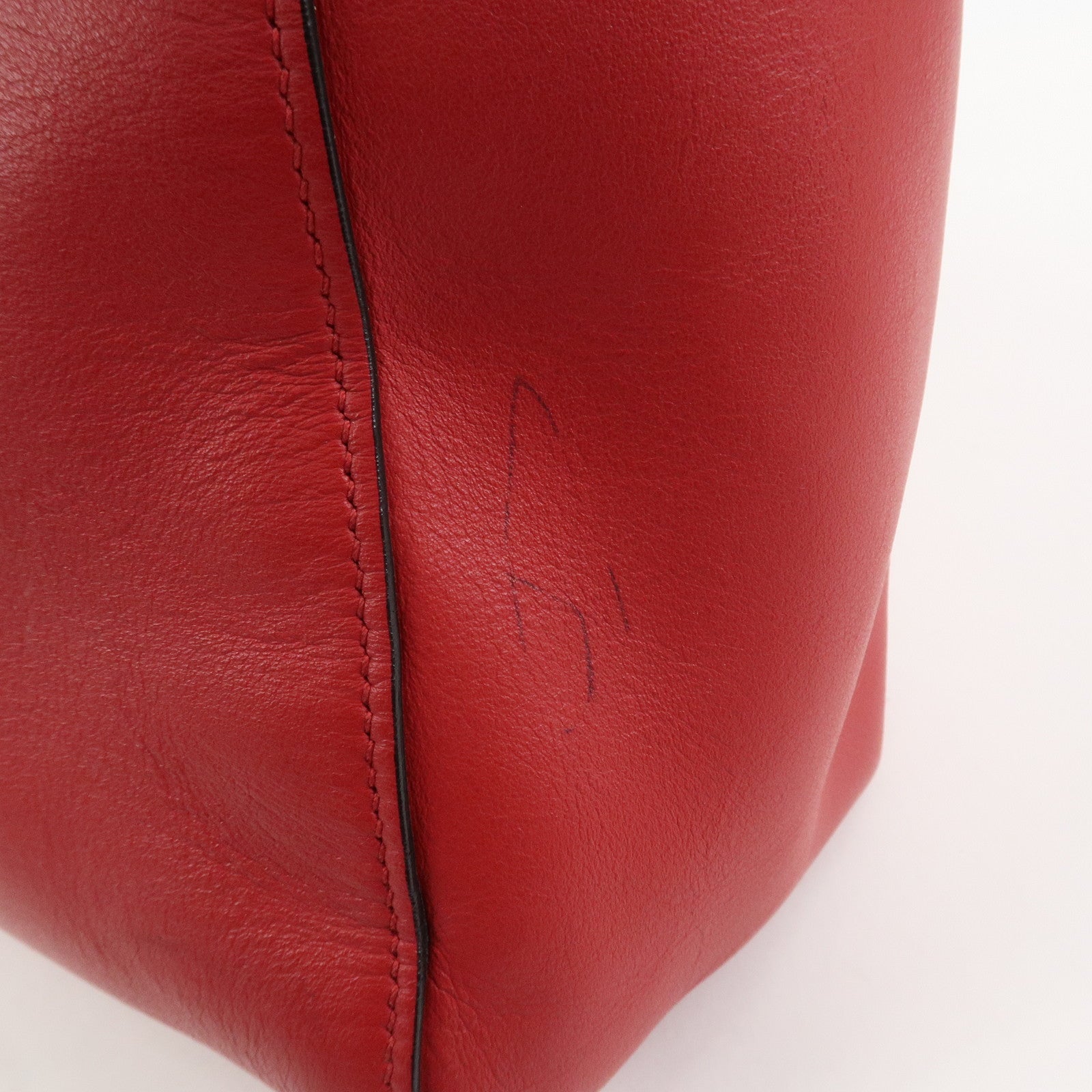 PRADA Logo Leather 2Way Bag Tote Bag Hand Bag Shoulder Bag 1BG041