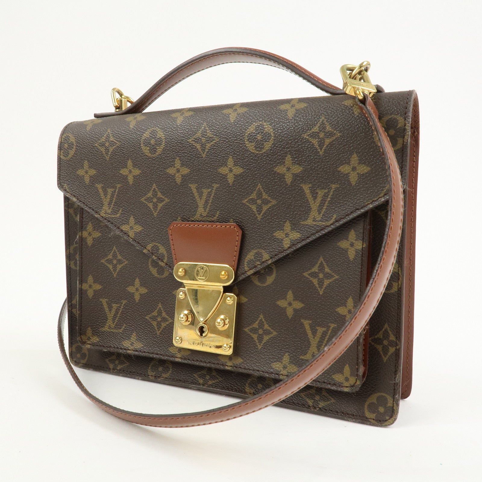 Louis Vuitton Monogram Monceau 28 2Way Bag Brief Case M51185