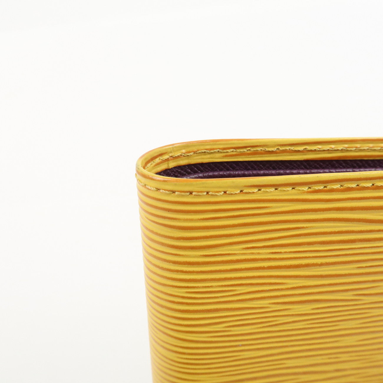 Louis Vuitton Epi Portefeuille Bié Compact Wallet Yellow M63559