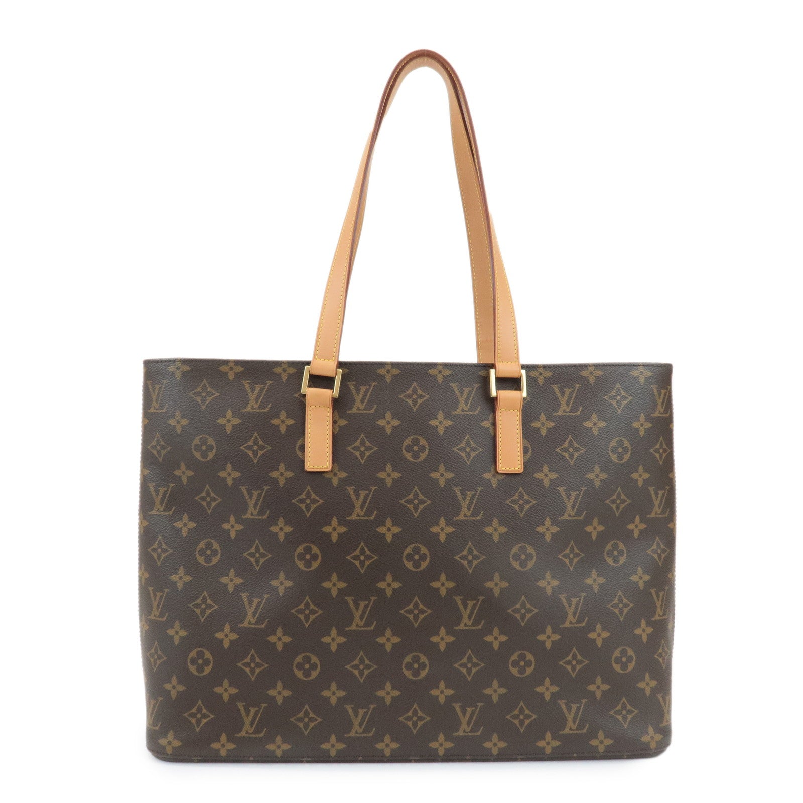 Louis Vuitton Monogram Luco Tote Bag Hand Bag Brown M51155