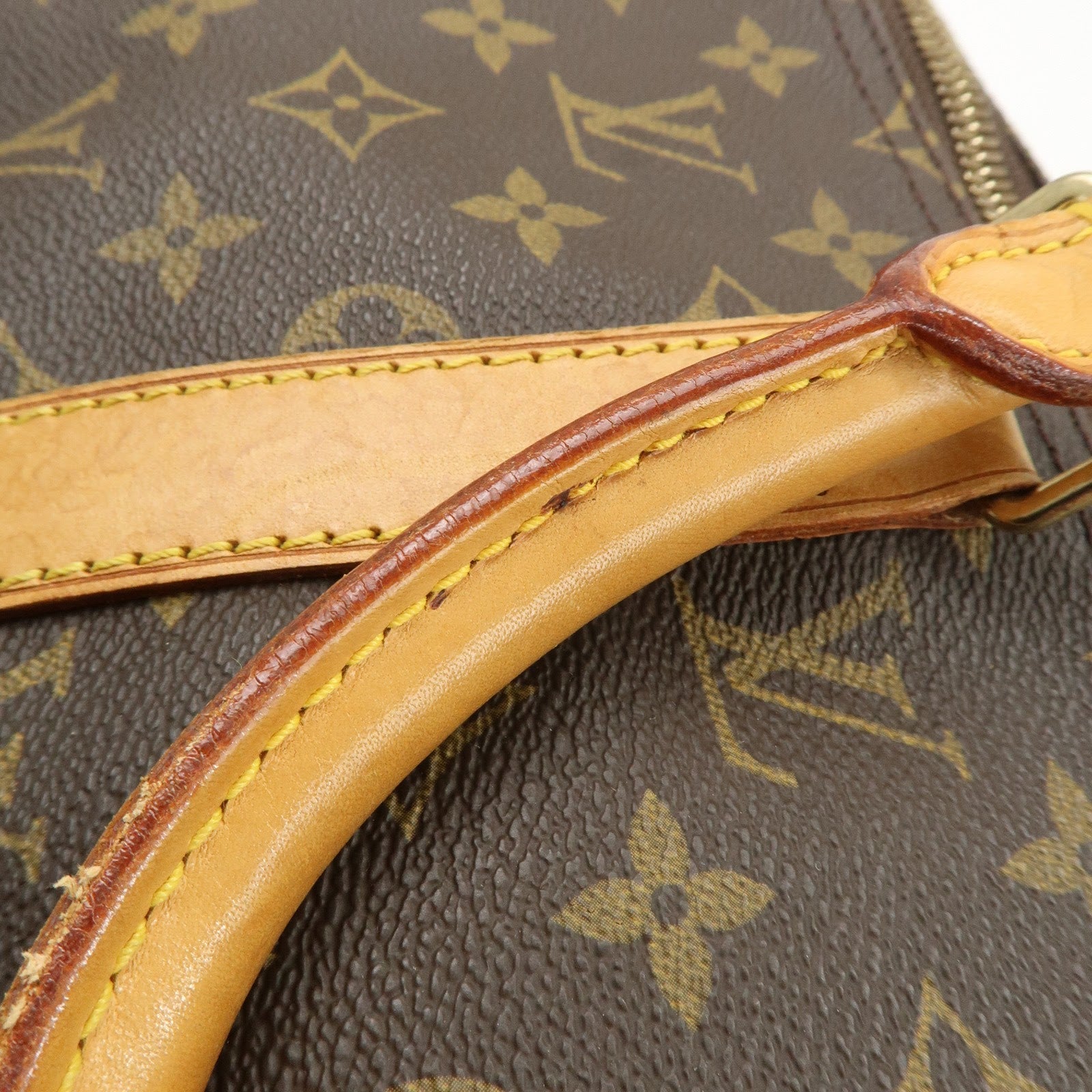 Louis Vuitton Monogram Keep All 50 Bag Boston Bag Brown M41426 Used