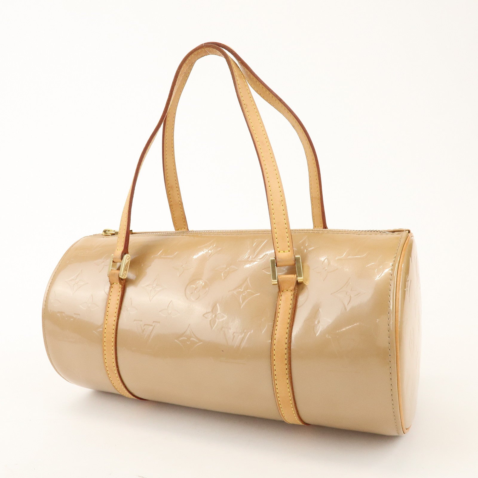 Louis Vuitton Monogram Vernis Bedford Hand Bag Noisette M91329