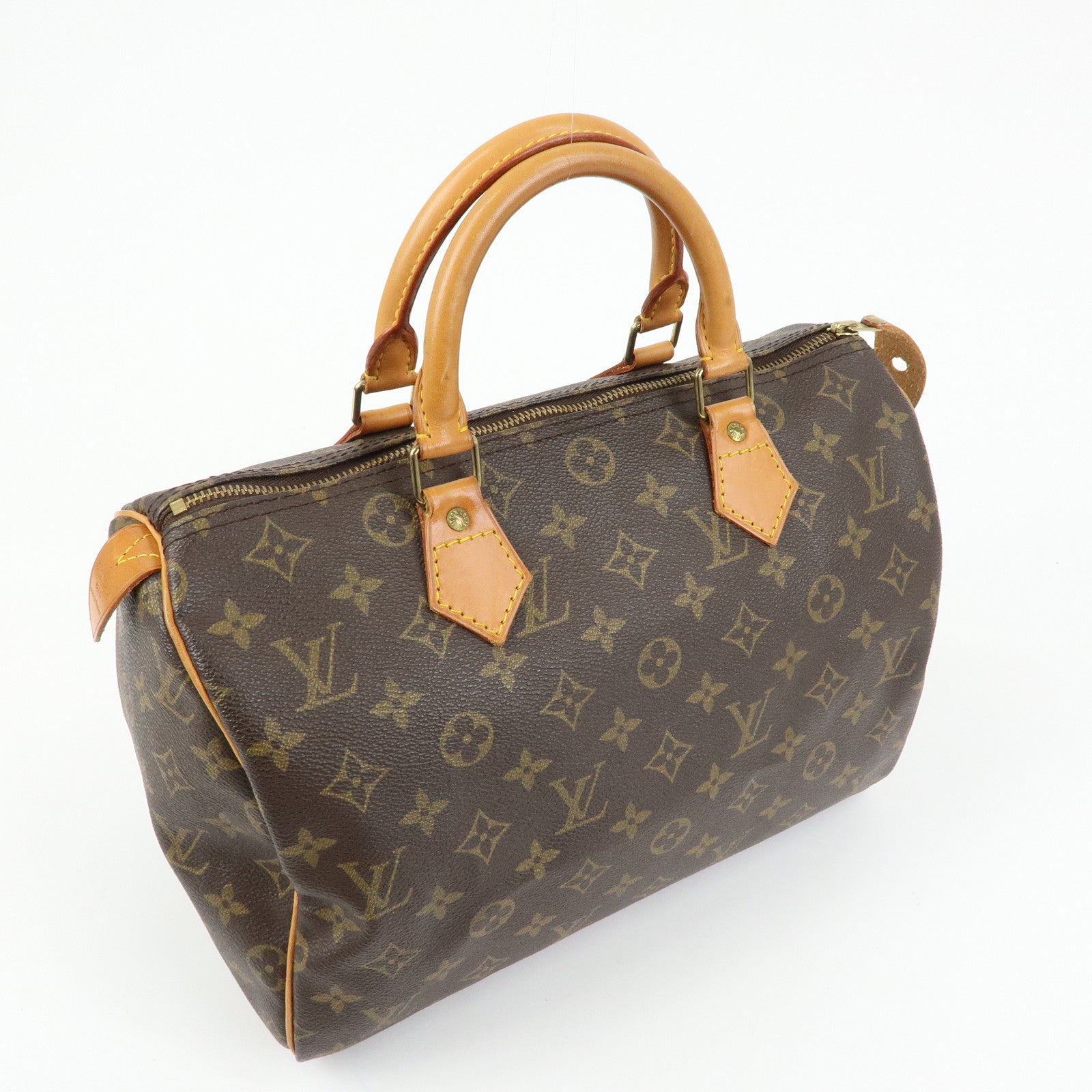 Louis Vuitton Monogram Speedy 30 Boston Bag Hand Bag Brown M41526