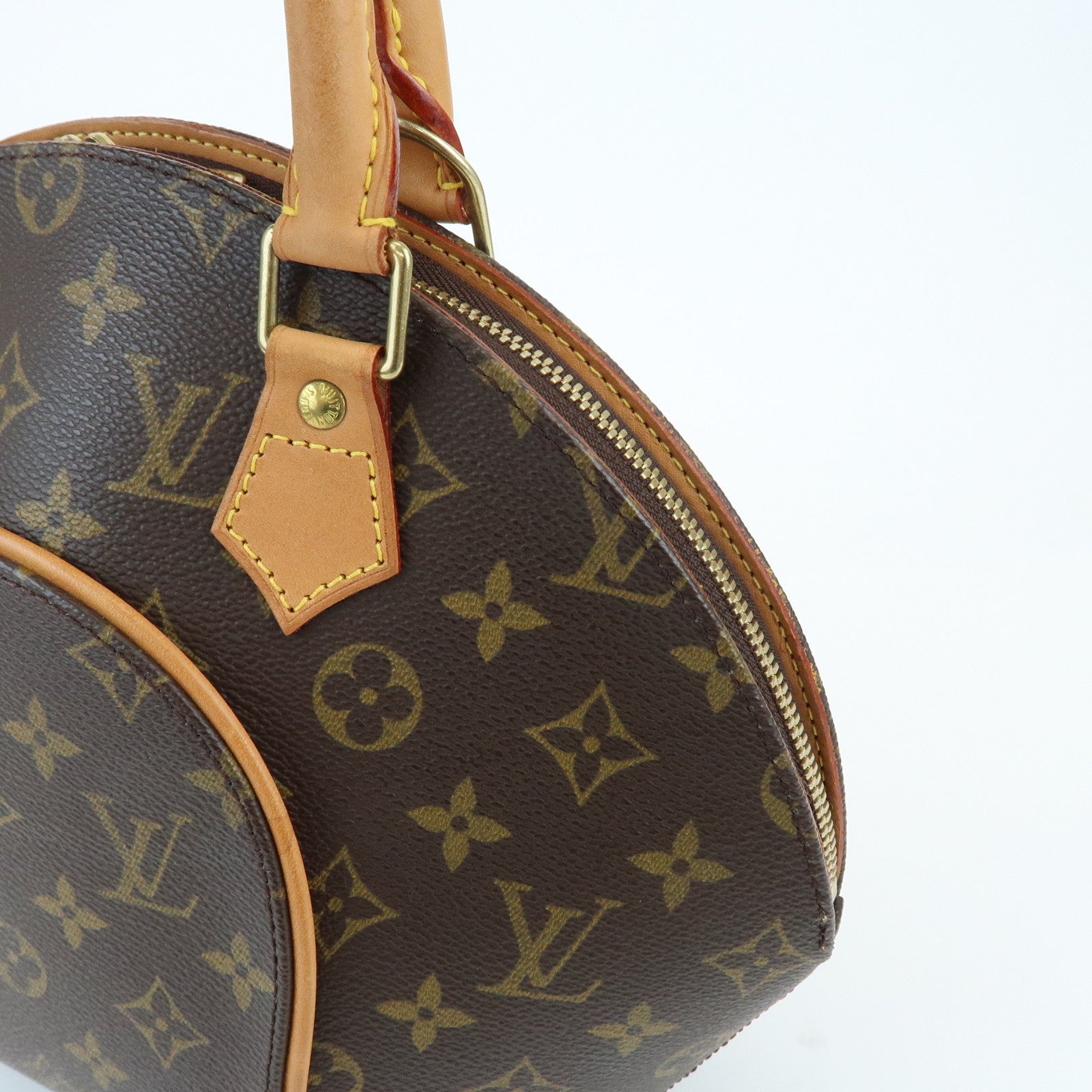 Louis Vuitton Monogram Ellipse PM Hand Bag Brown M51127