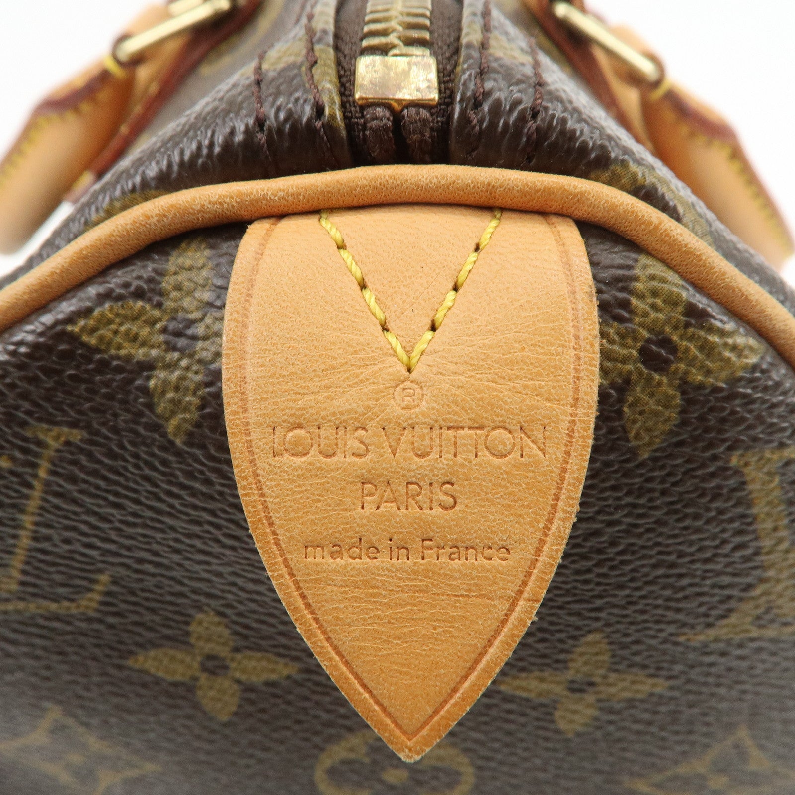 Louis Vuitton Monogram Speedy 30 Boston Bag Hand Bag Brown M41526