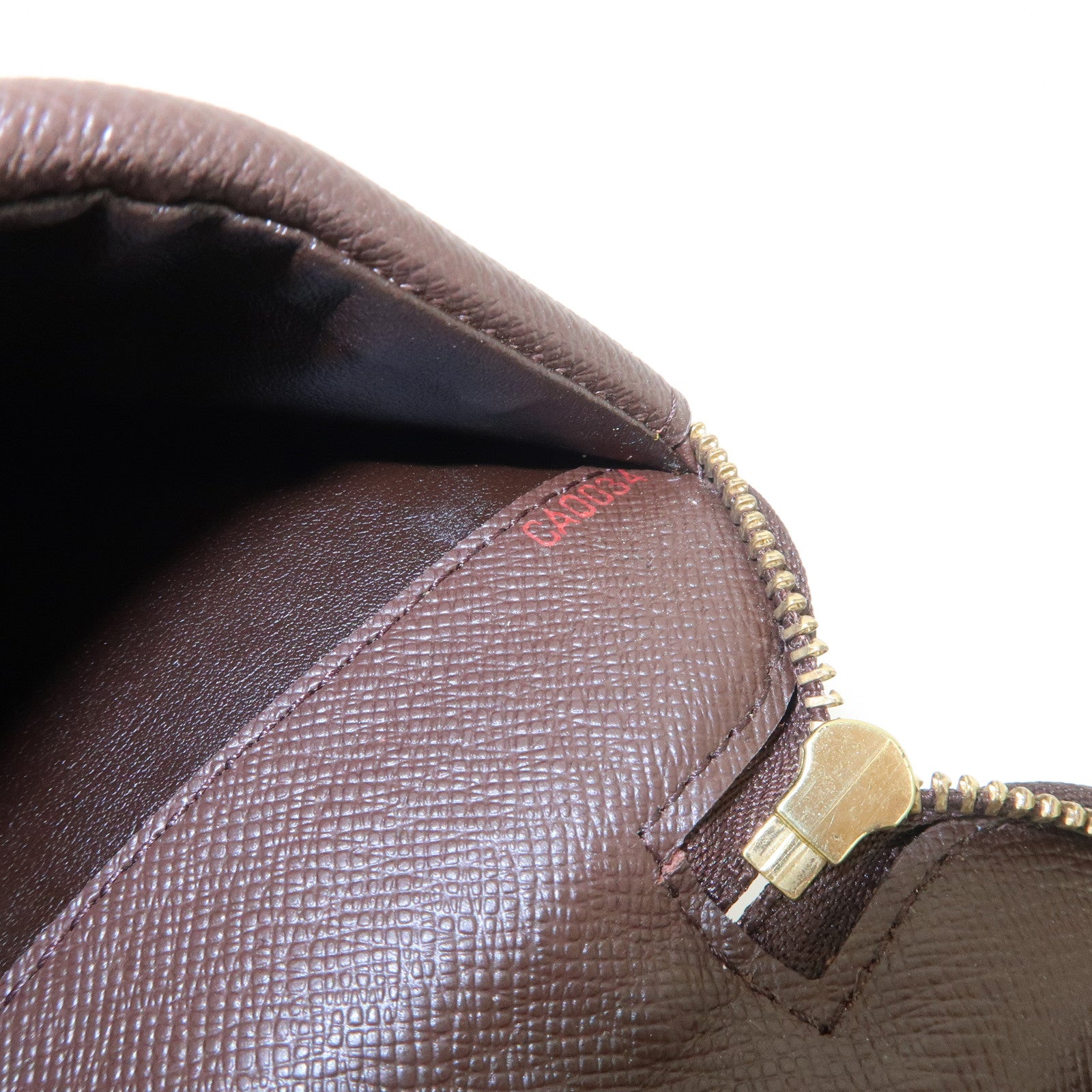 Louis Vuitton Damier Canvas Olaf Organizer Wallet Brown N61723 Used