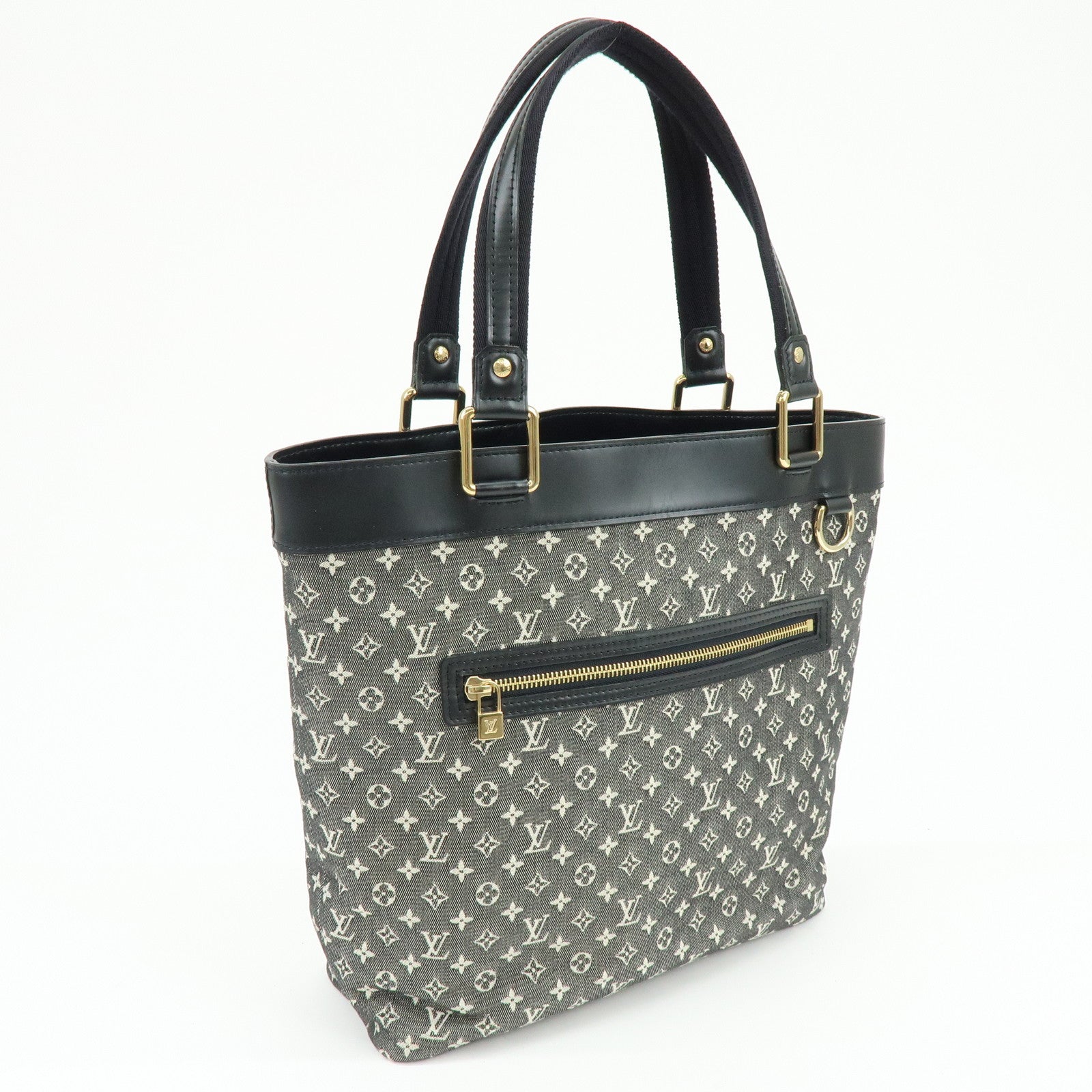 Louis Vuitton Monogram Mini Lucille GM Tote Hand Bag Noir M92609