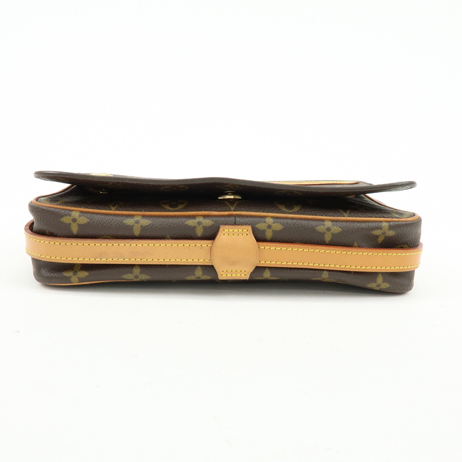 Louis Vuitton Monogram Saint Germain 28 Shoulder Bag Brown M51207