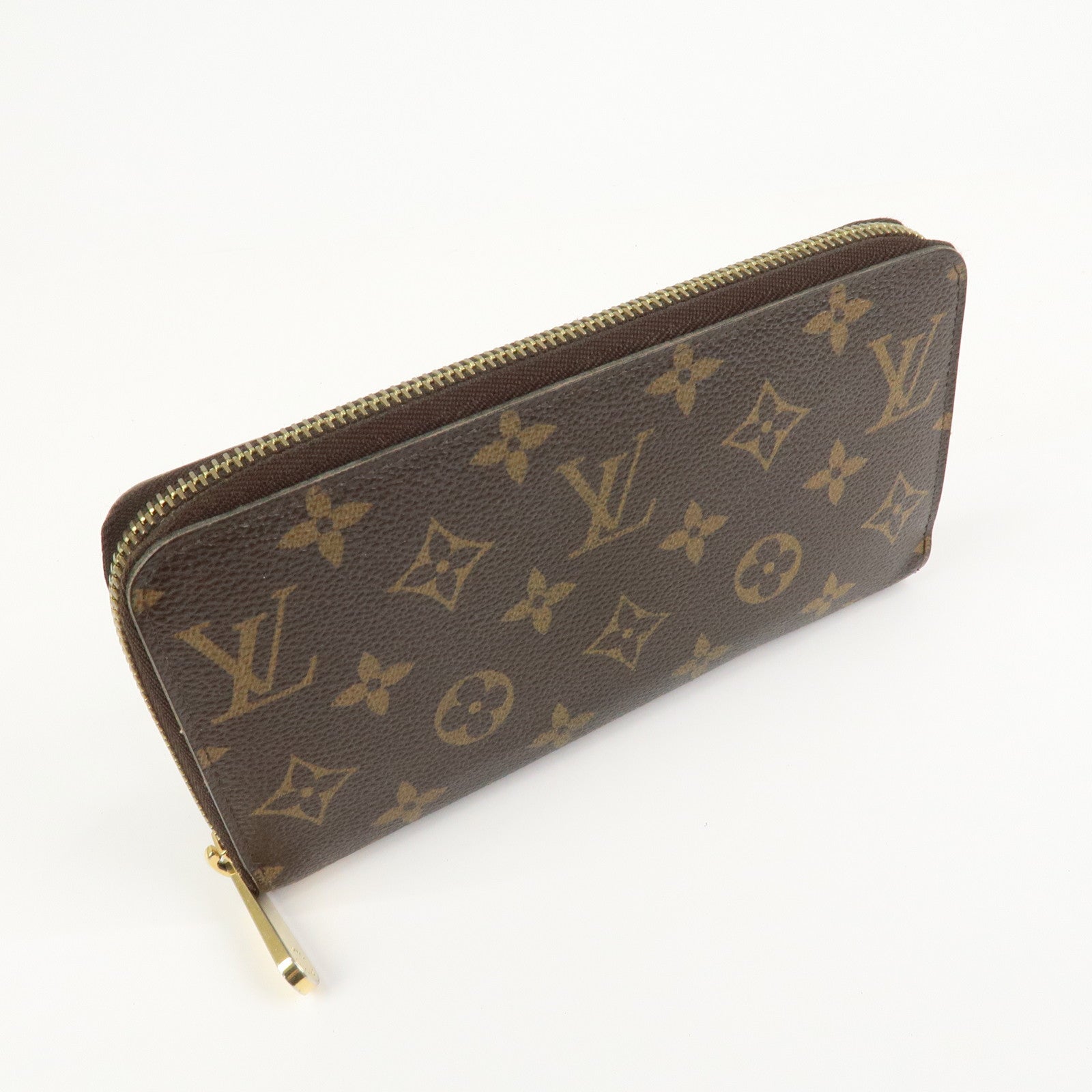Louis Vuitton Monogram Canvas Zippy Long Wallet Brown M60017