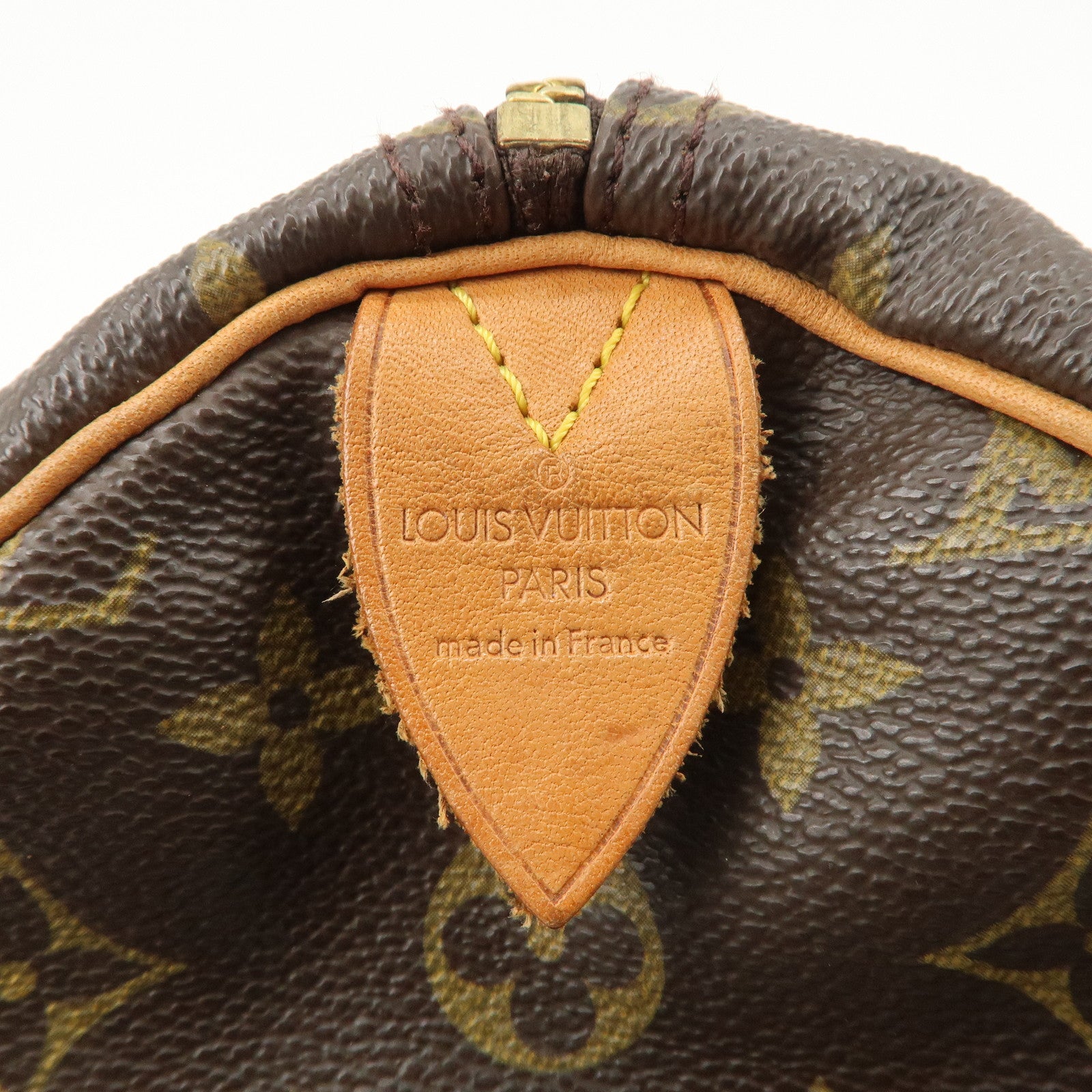Louis Vuitton Monogram Speedy 35 Boston Bag Brown M41524