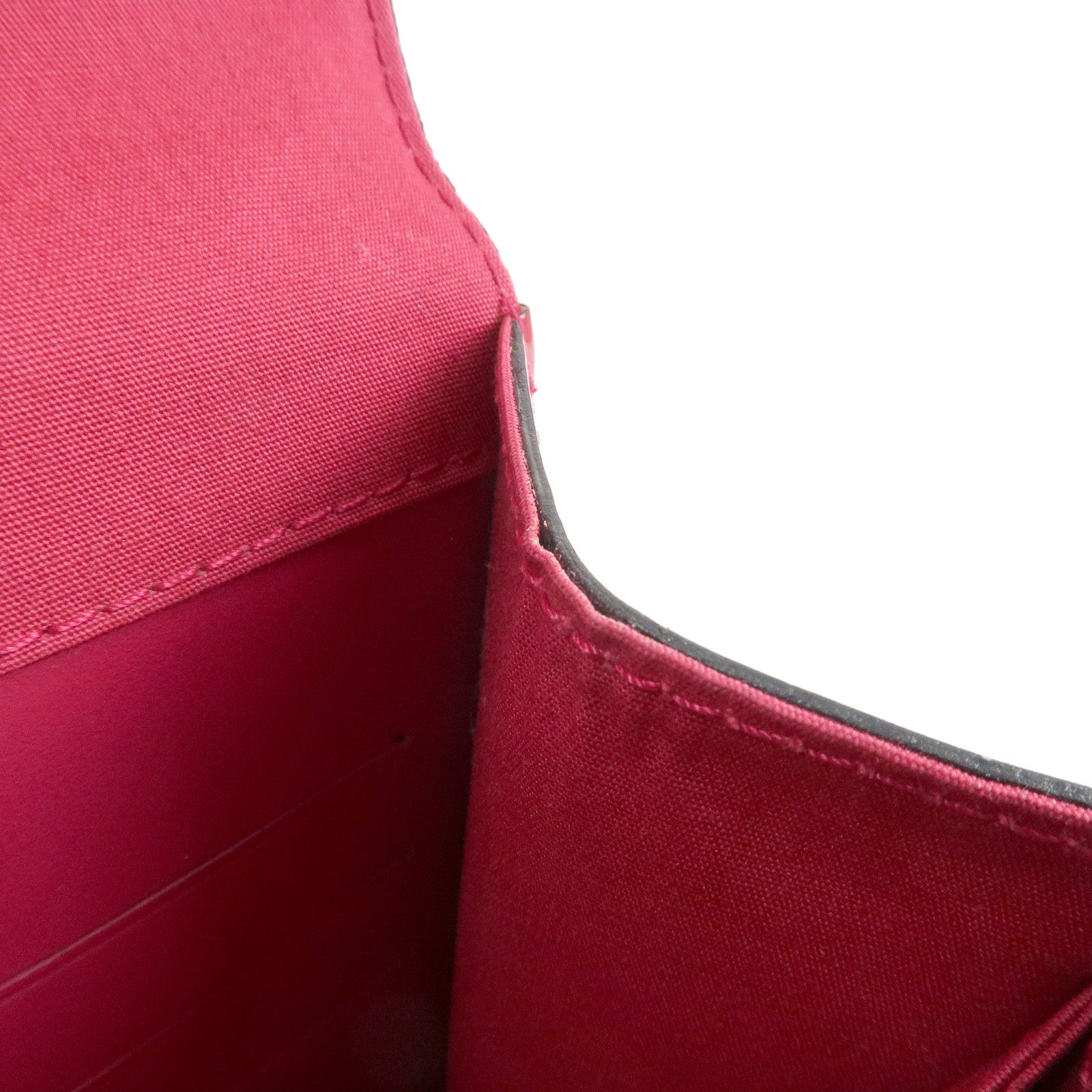 Louis Vuitton Vernis Leather Louise GM Clutch Bag Rose M61317 Used