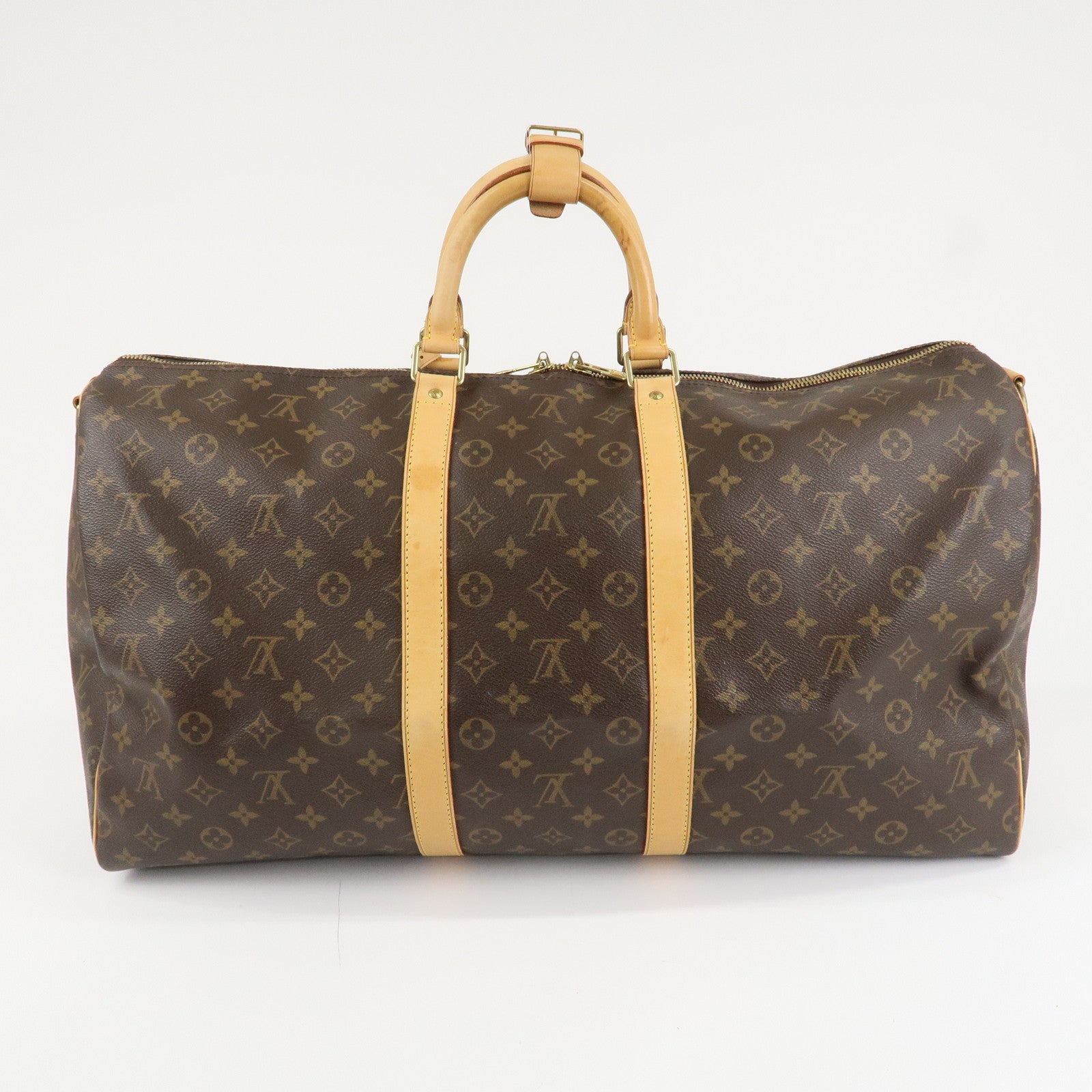 Louis Vuitton Monogram Keep All Bandouliere 55 Boston Bag M41414 Used
