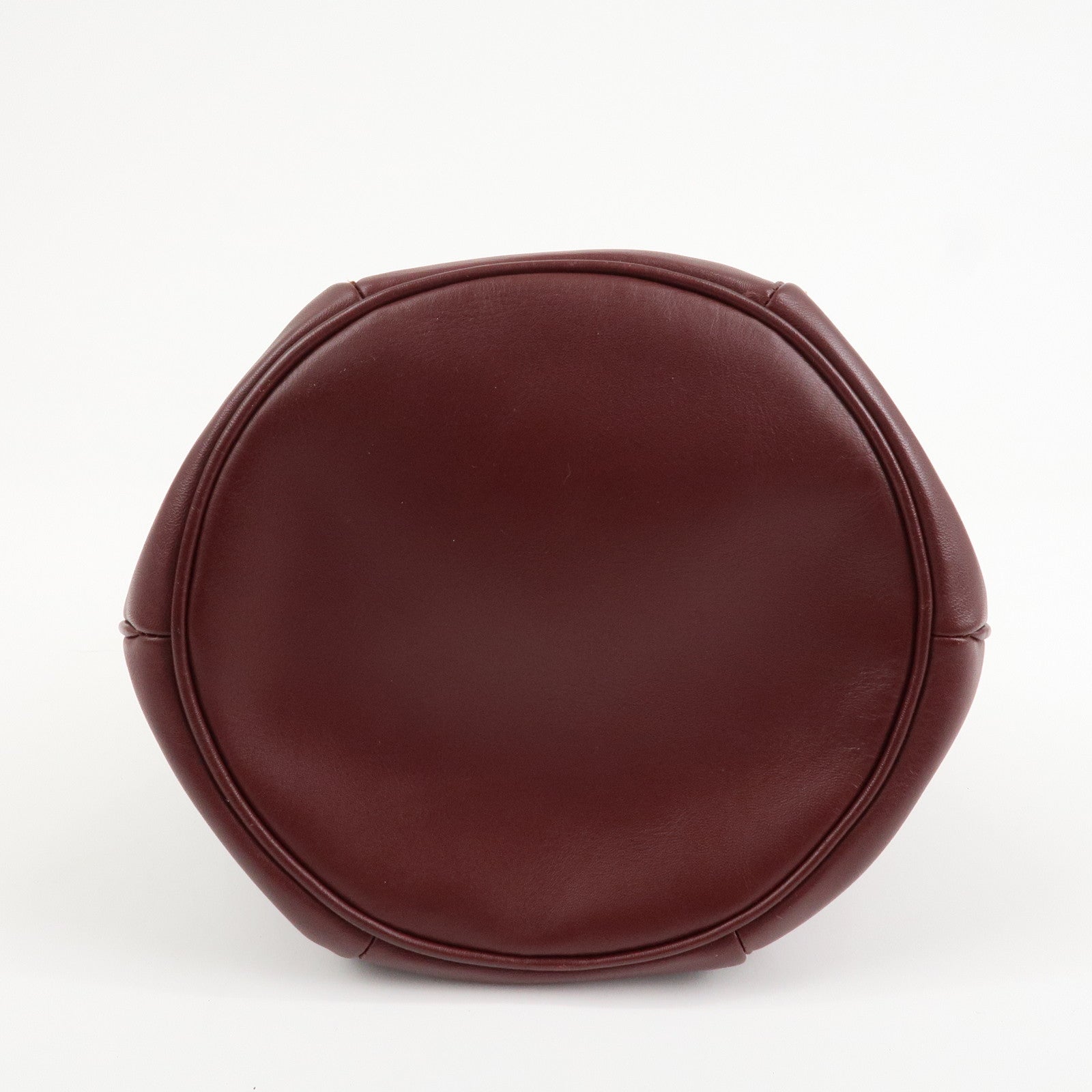 Cartier Must Line Calf Leather Shoulder Bag Bordeaux