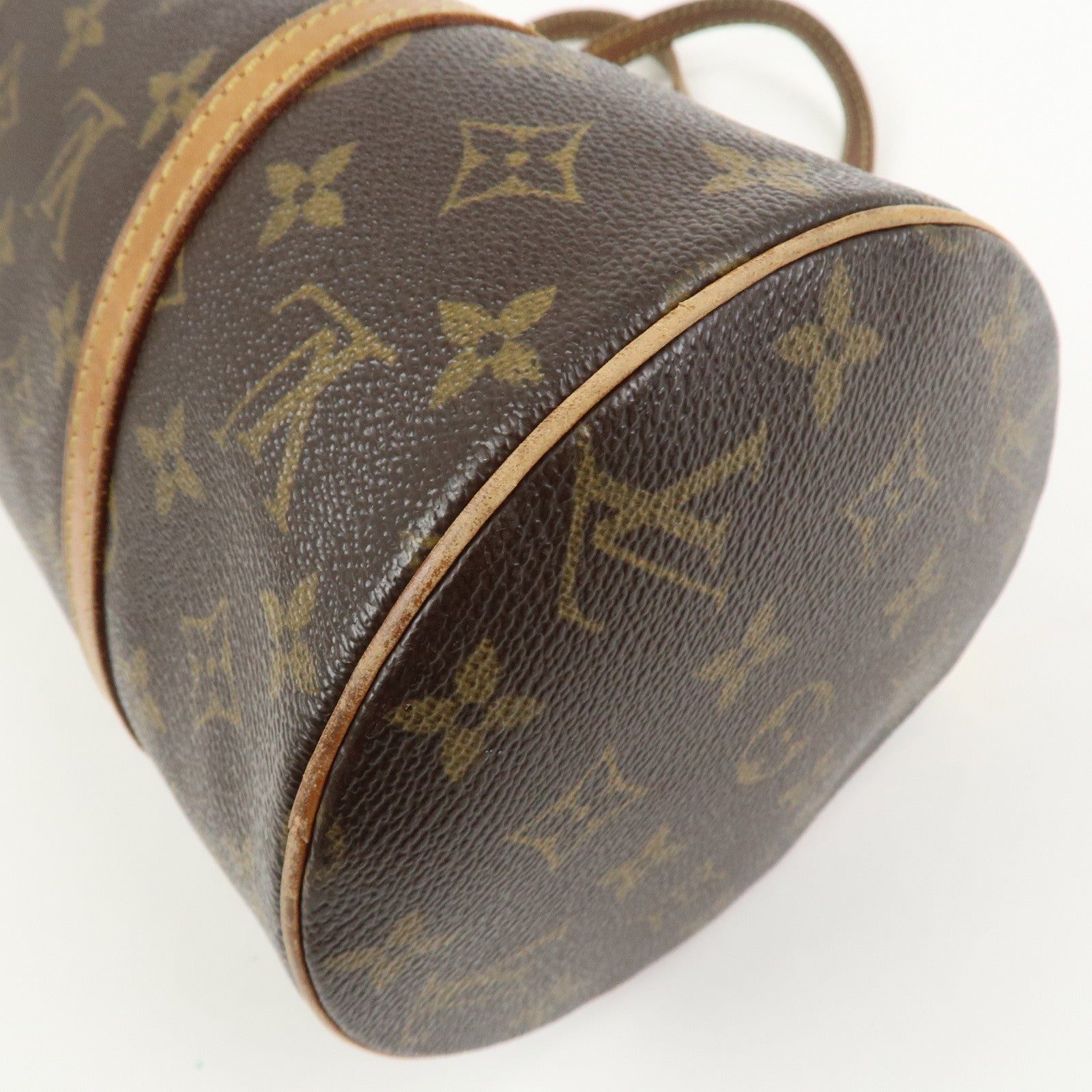 Louis Vuitton Monogram Papillon 30 Hand Bag Brown M51385