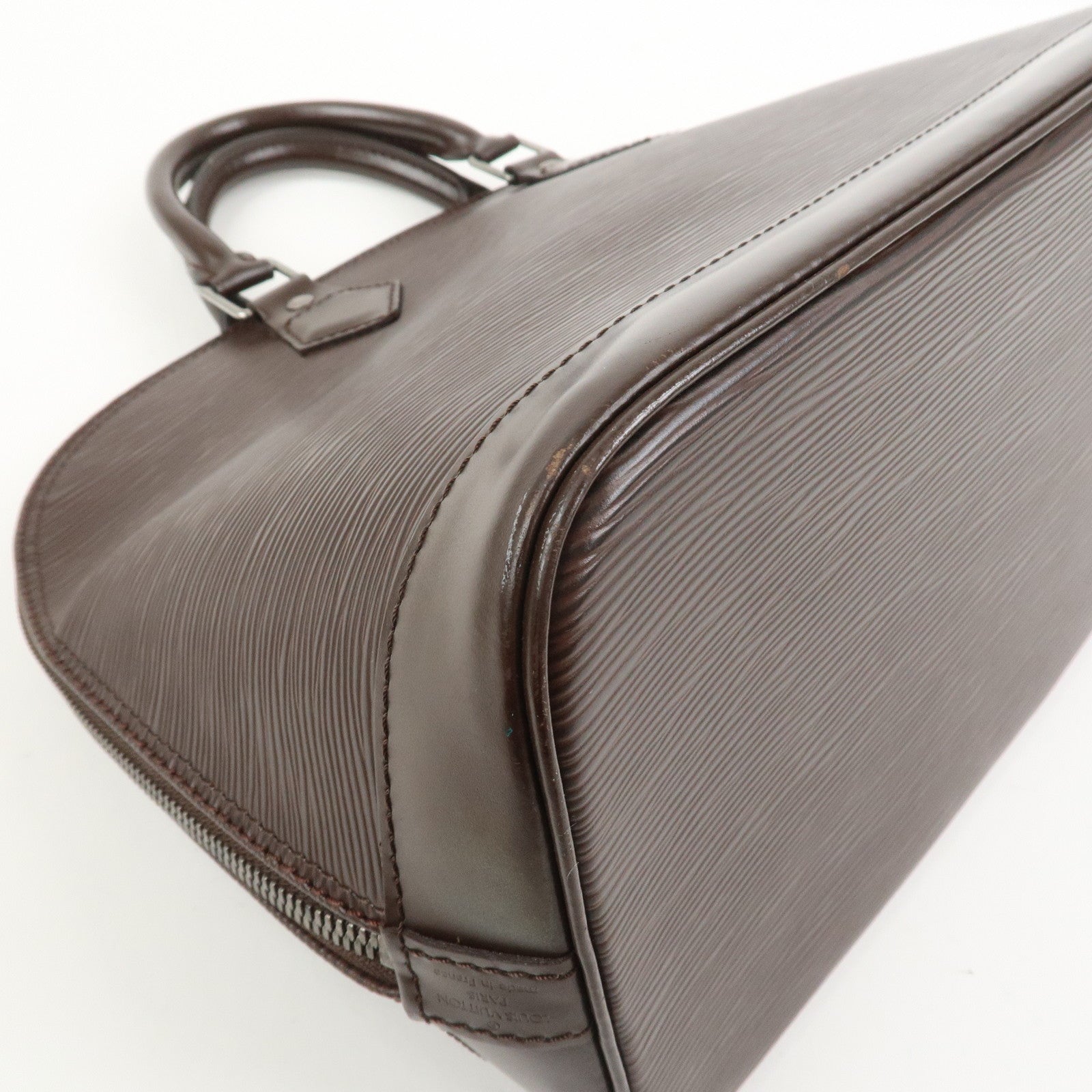 Louis Vuitton Epi Alma Hand Bag Hand Bag Mocha M5214D