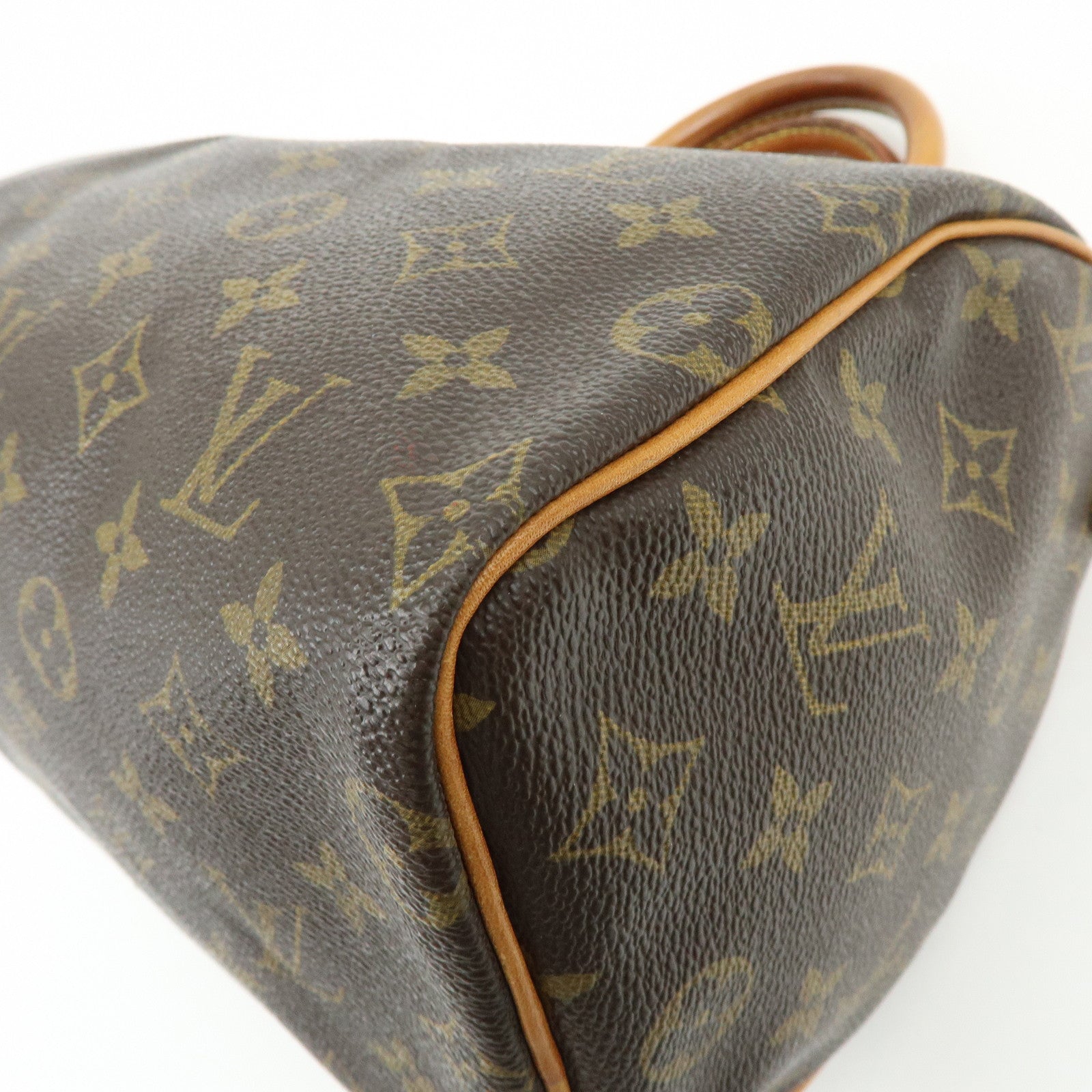 Louis Vuitton Monogram Speedy 25 Boston Bag Hand Bag Brown M41528