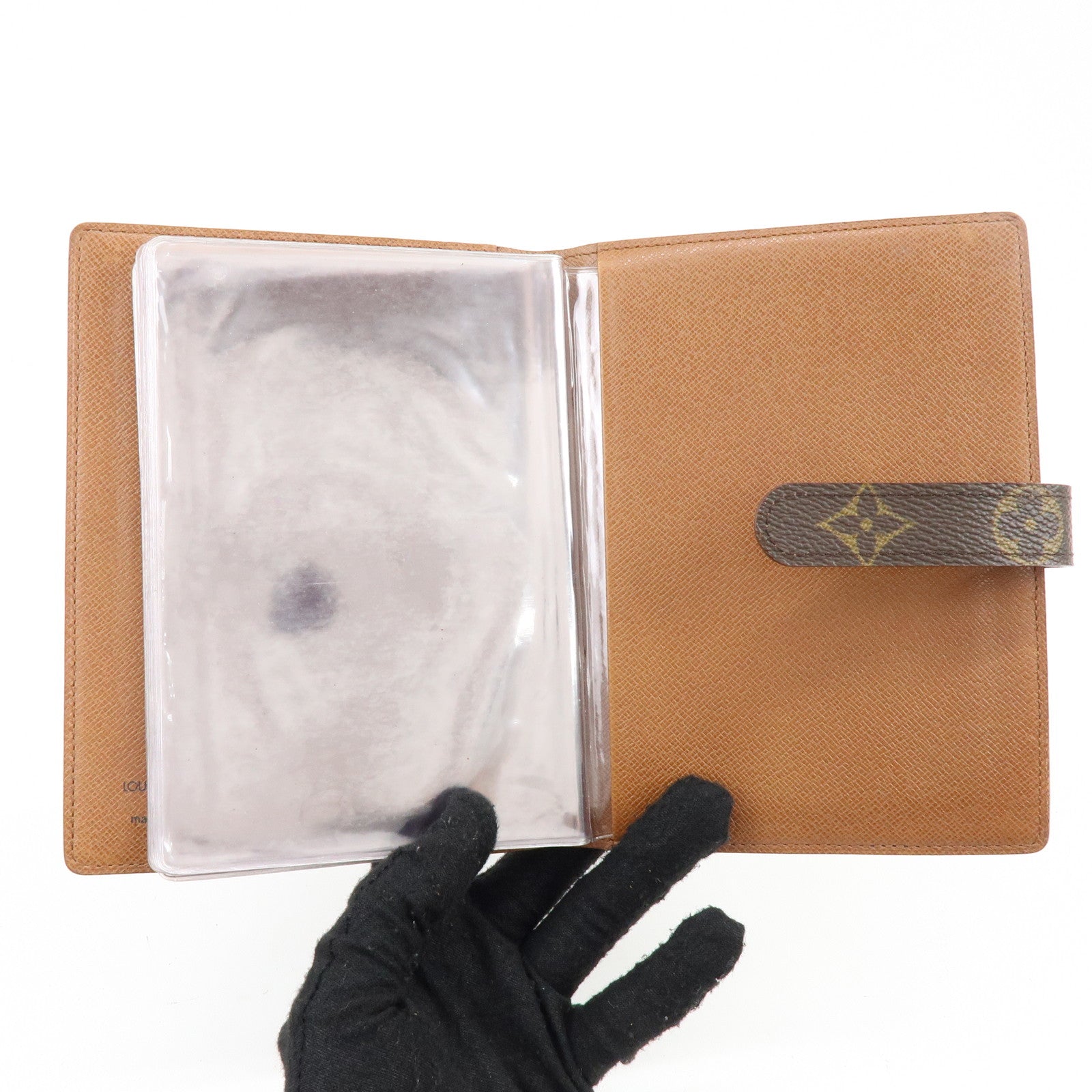 Louis Vuitton Monogram Pochette Photo Picture Holder Brown M58817