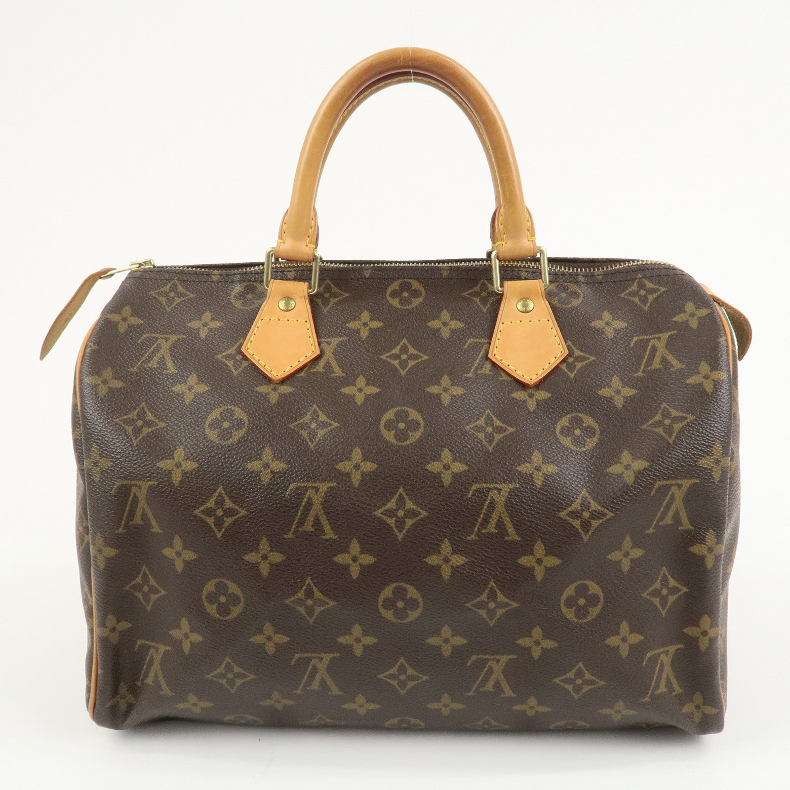 Louis Vuitton Monogram Speedy 30 Boston Bag Hand Bag Brown M41526