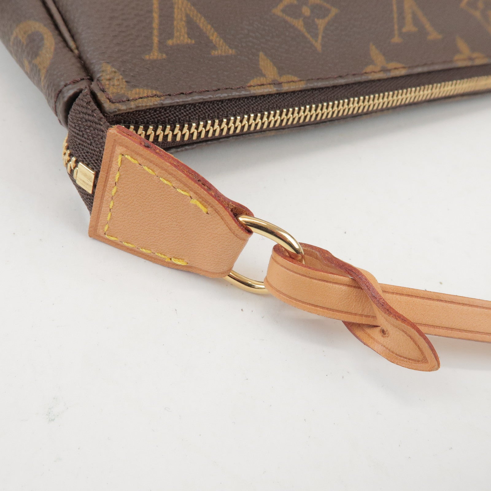 Louis Vuitton Monogram Pochette Accessoires Pouch Hand Bag M51980