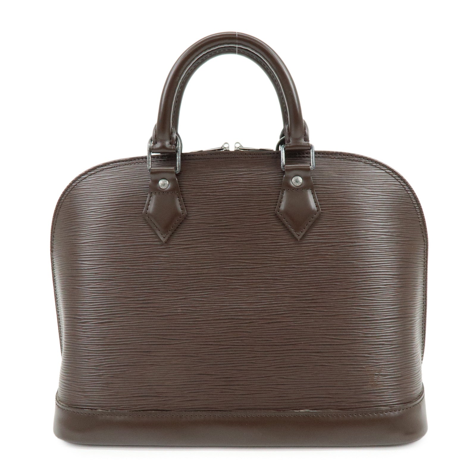 Louis Vuitton Epi Leather Alma Hand Bag Mocha Brown M5214D