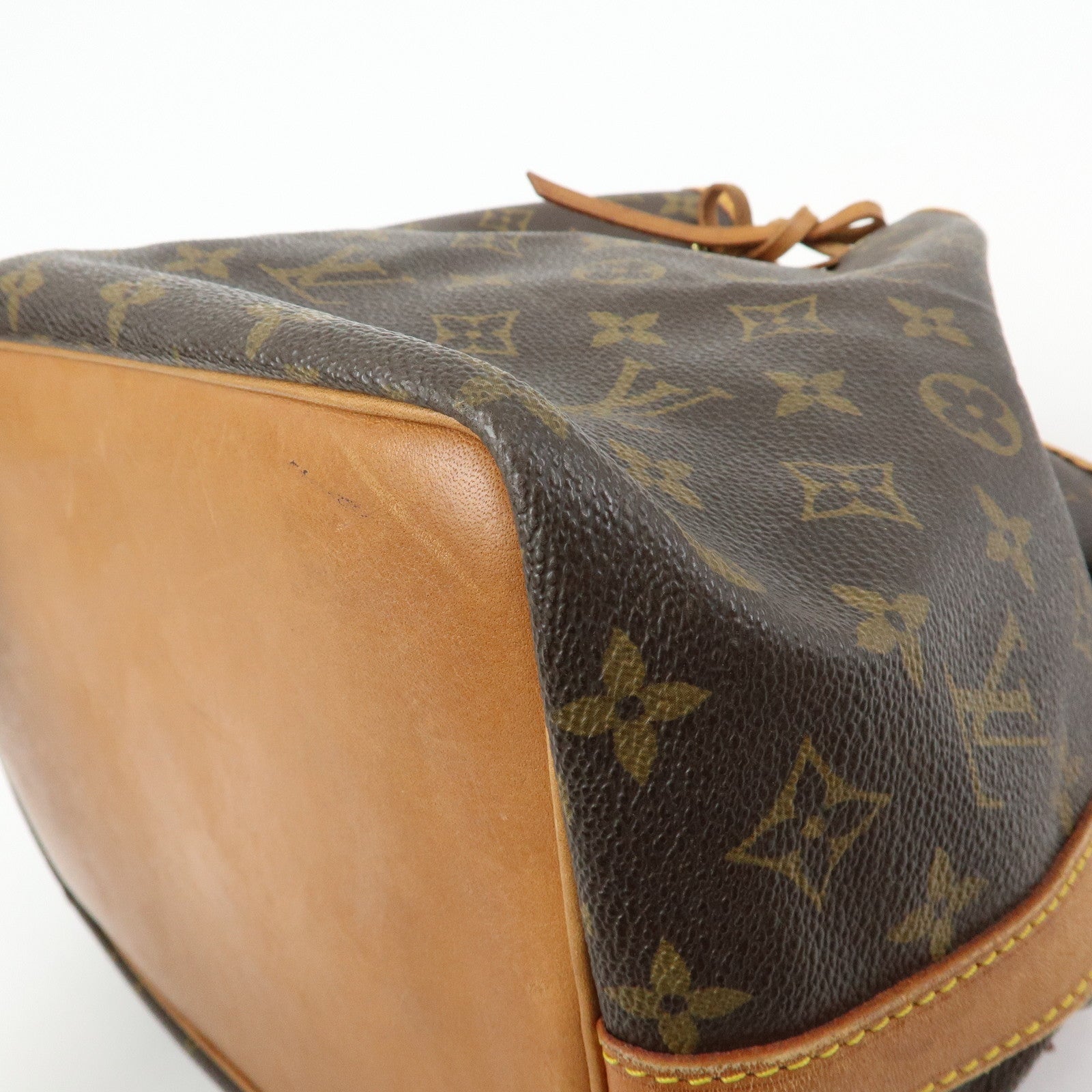 Louis Vuitton Monogram Petit Noe Shoulder Bag Brown M42226