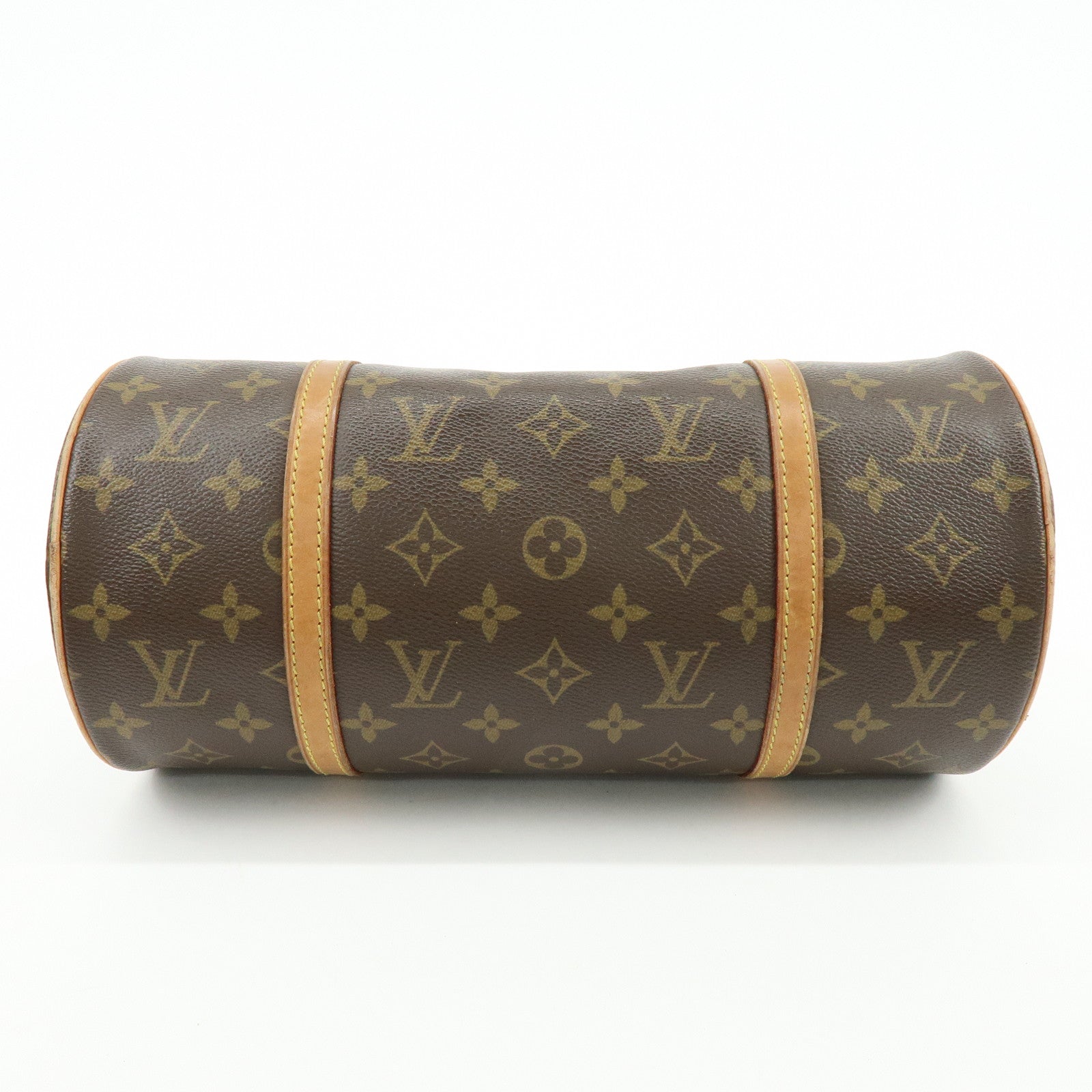 Louis Vuitton Monogram Papillon 30 Hand Bag Brown M51385