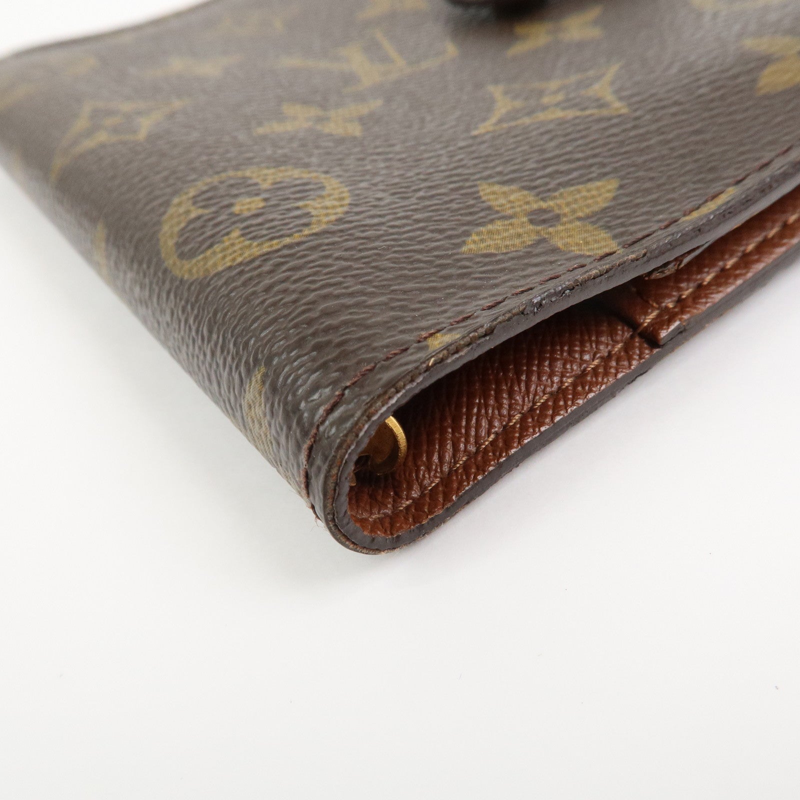 Louis Vuitton Monogram Canvas Agenda PM Planner Cover Brown R20005