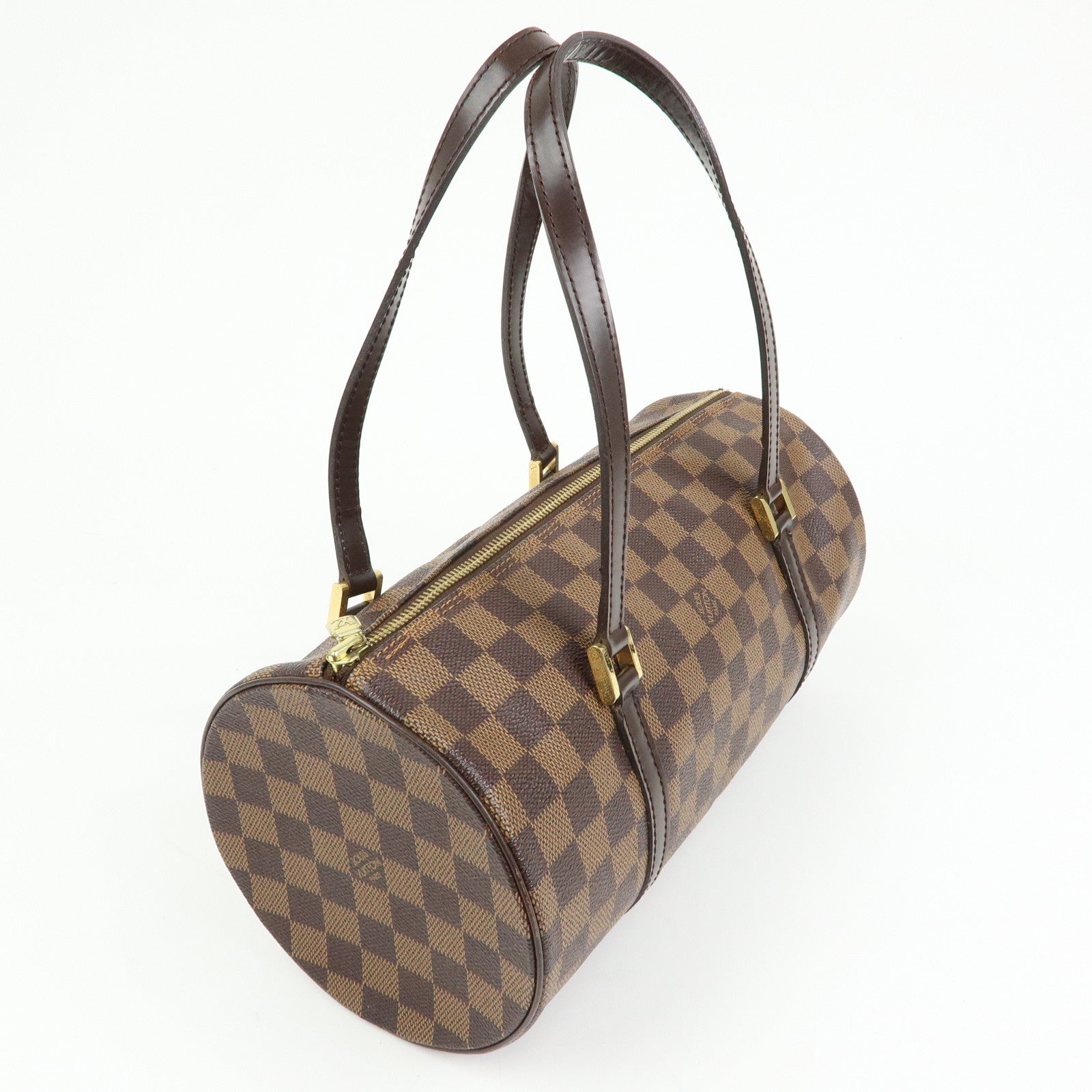 Louis Vuitton Damier Ebene Papillon 30 Hand Bag Brown N51303
