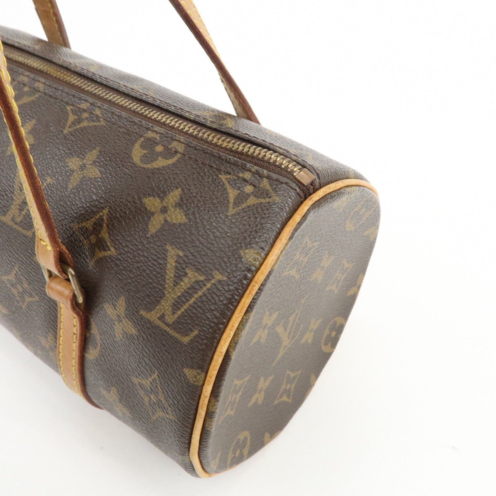 Louis Vuitton Monogram Papillon 26 Hand Bag Brown M51386