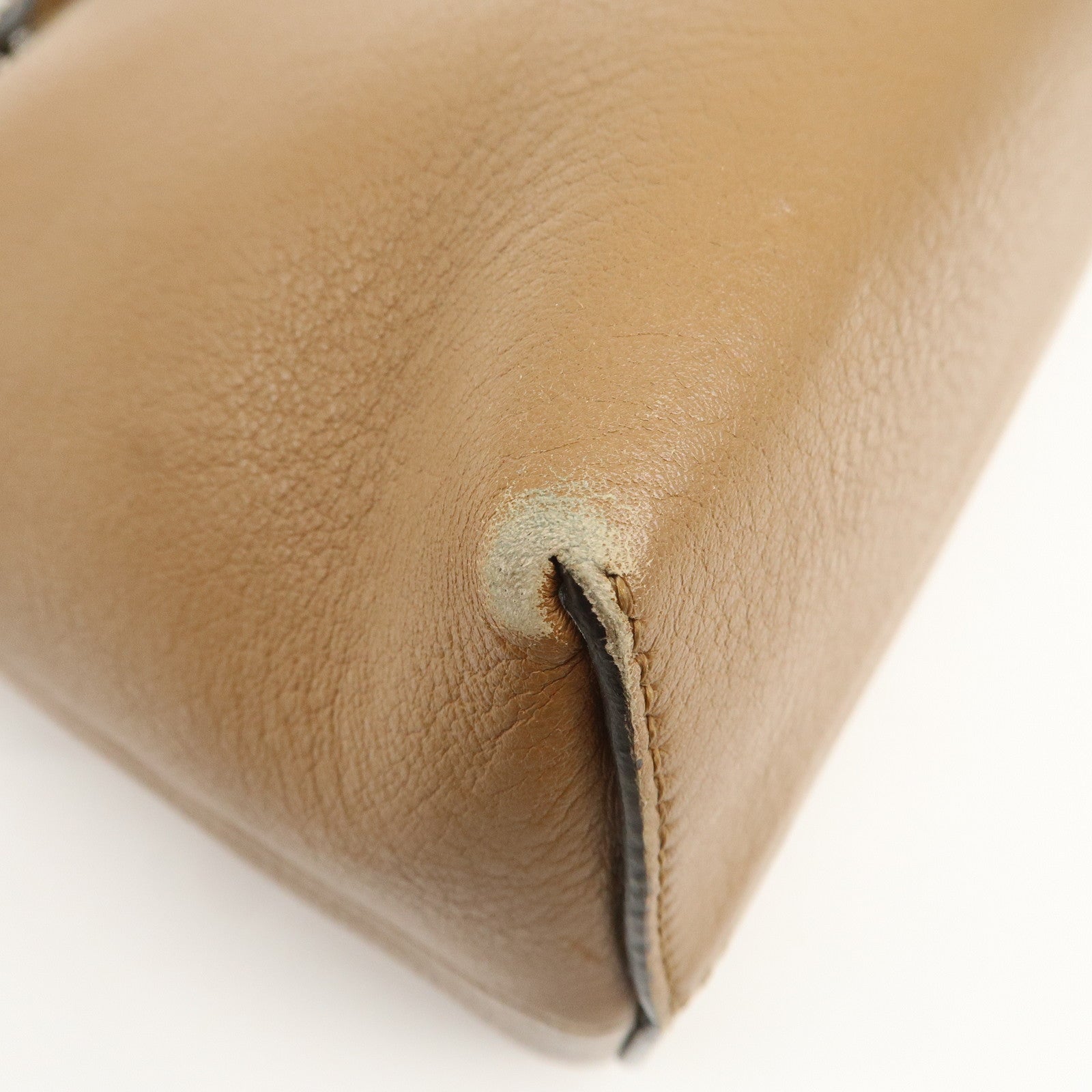 FENDI By The Way Leather 2Way Bag Hand Bag Shoulder Bag 8BL124