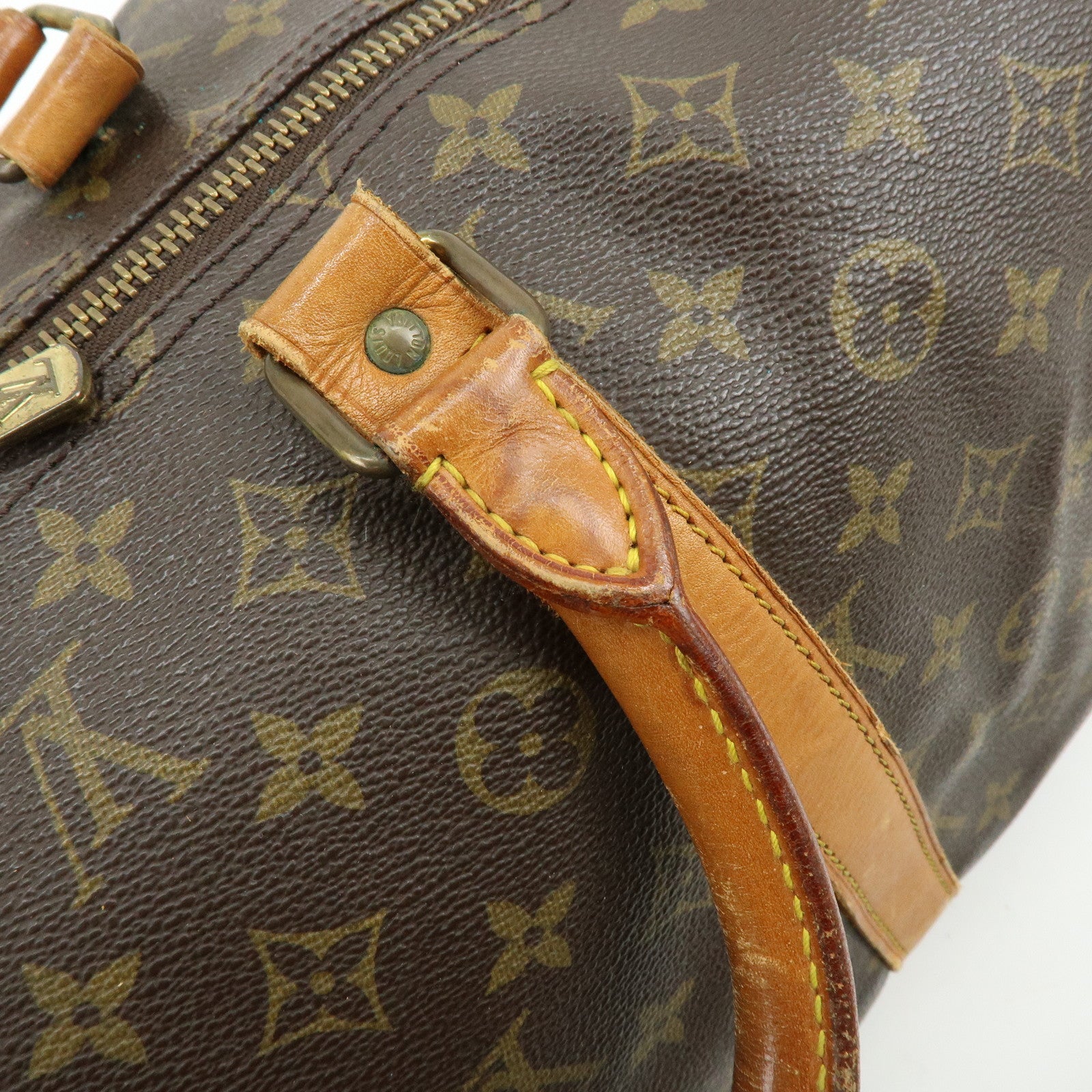 Louis Vuitton Monogram Keep All Bandouliere 55 Boston Bag M41414