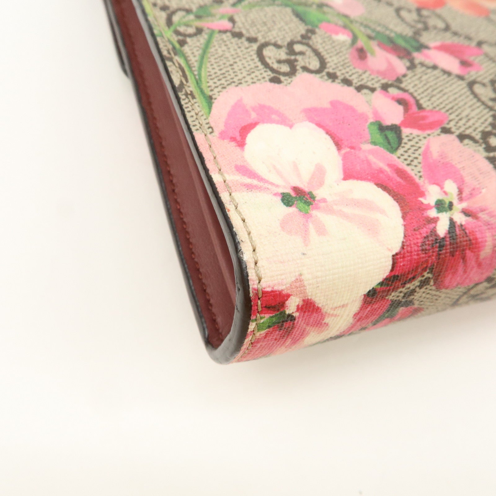 GUCCI Dionysus GG Supreme Chain Shoulder Bag Flower Beige 401231