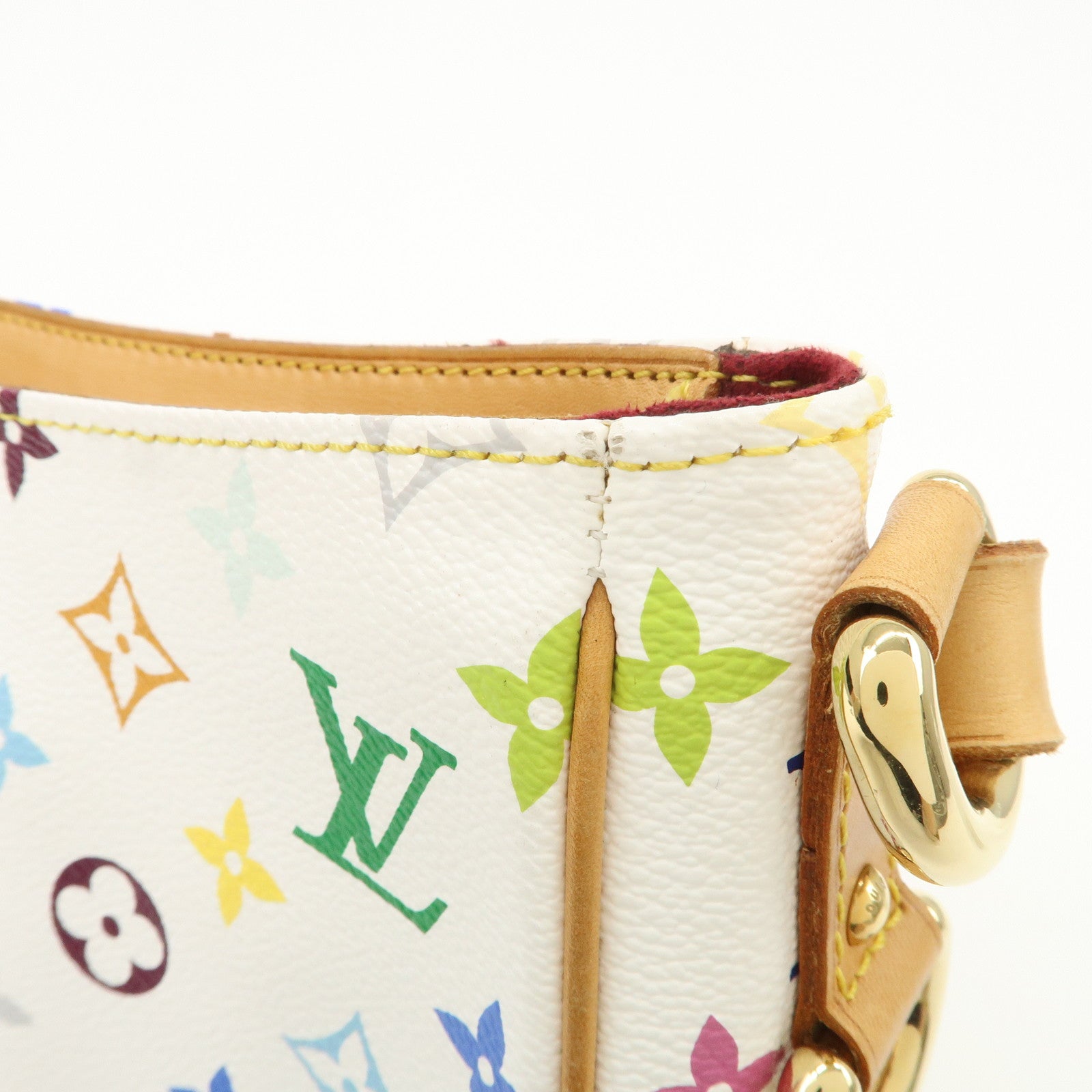 Louis Vuitton Monogram Multicolor Lodge GM Shoulder Bag Branc M40051