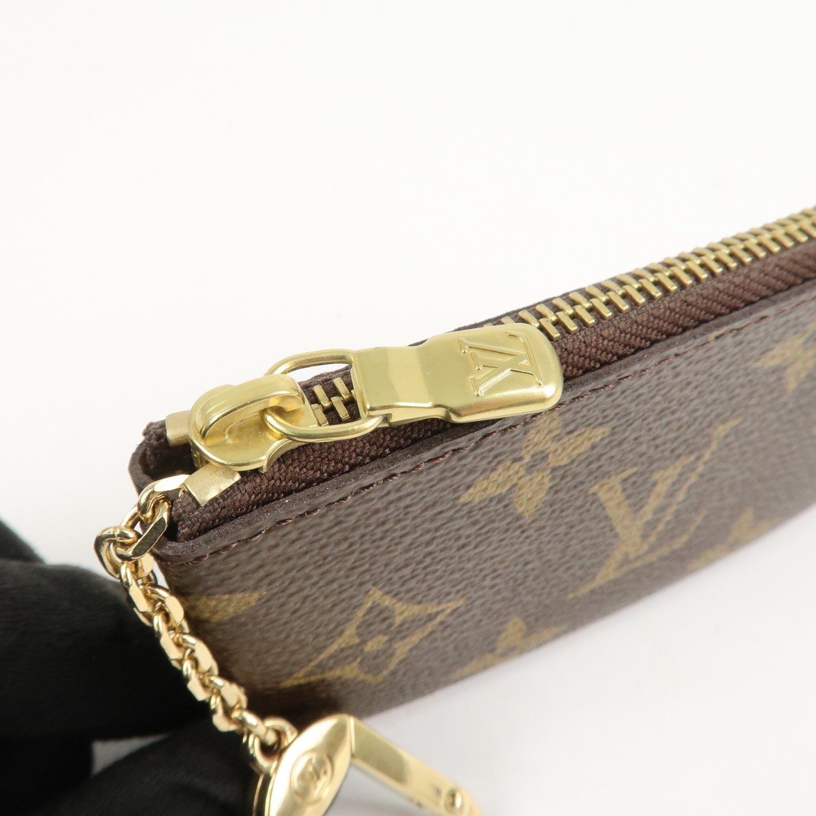 Louis Vuitton Monogram Pochette Cles Coin Case Key Case M62650