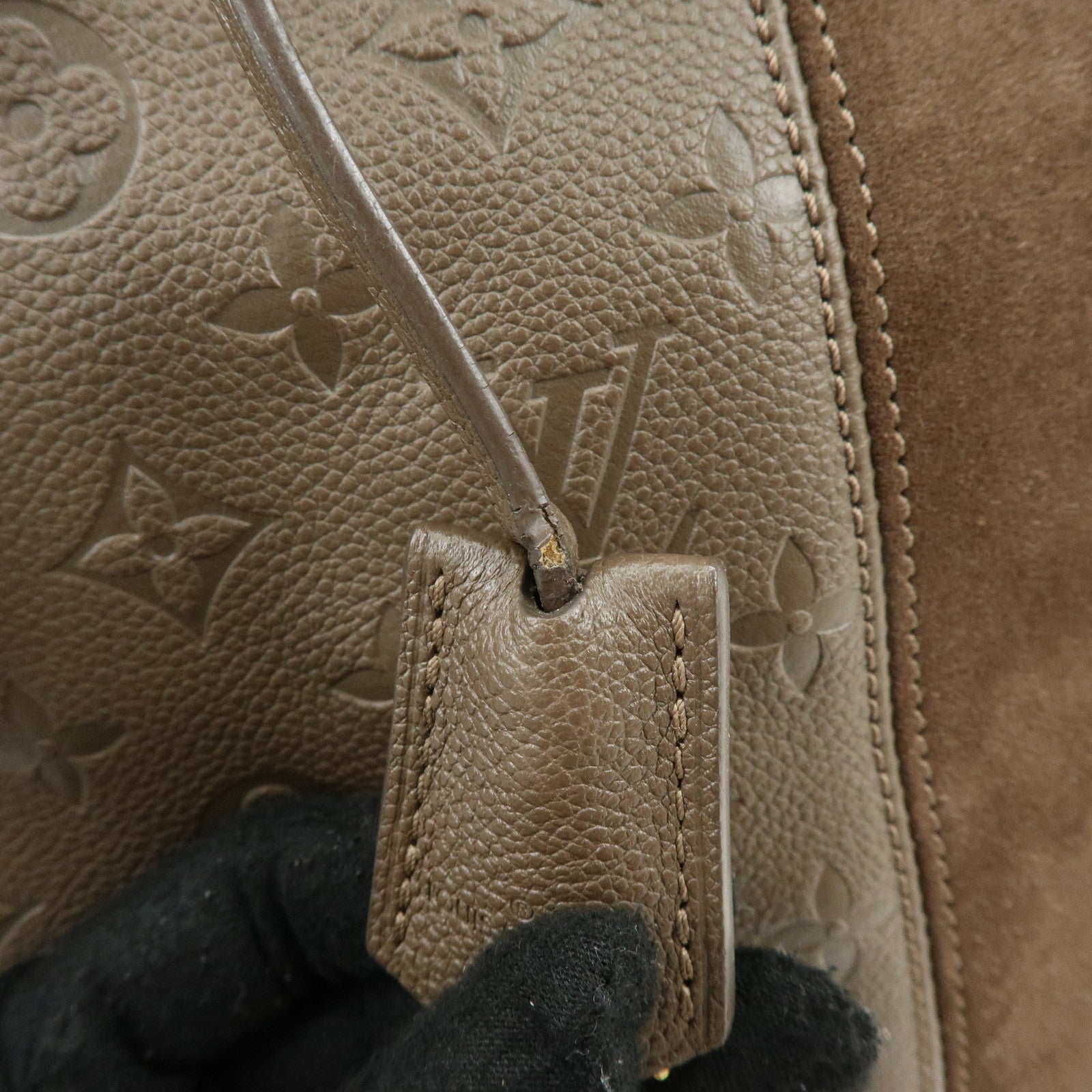 Louis Vuitton Monogram Empreinte Audacieuse PM Hand Bag M94175