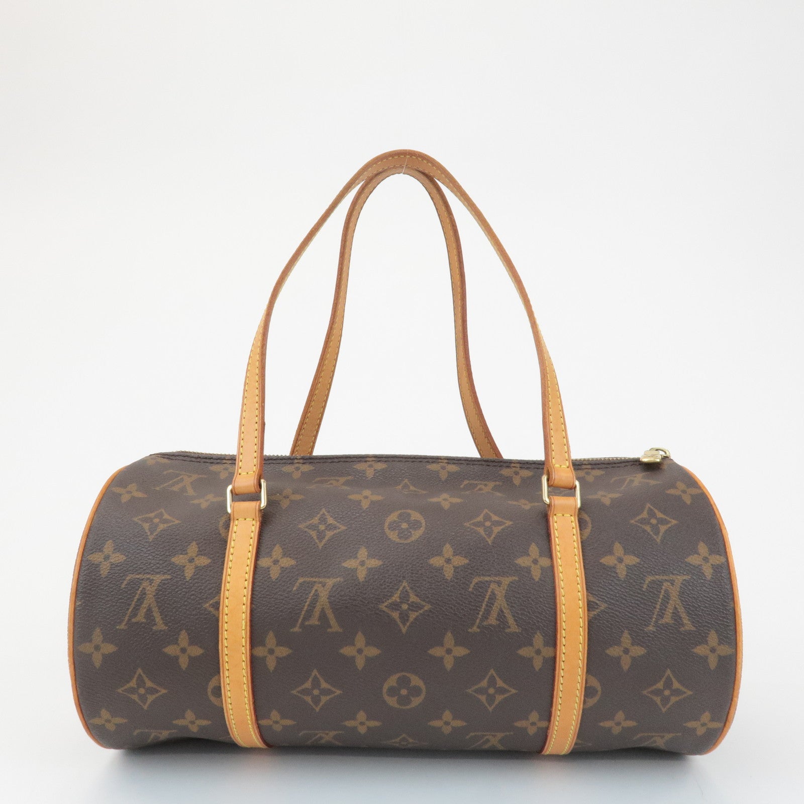 Louis Vuitton Monogram Papillon 30 Hand Bag New Style Brown M51385