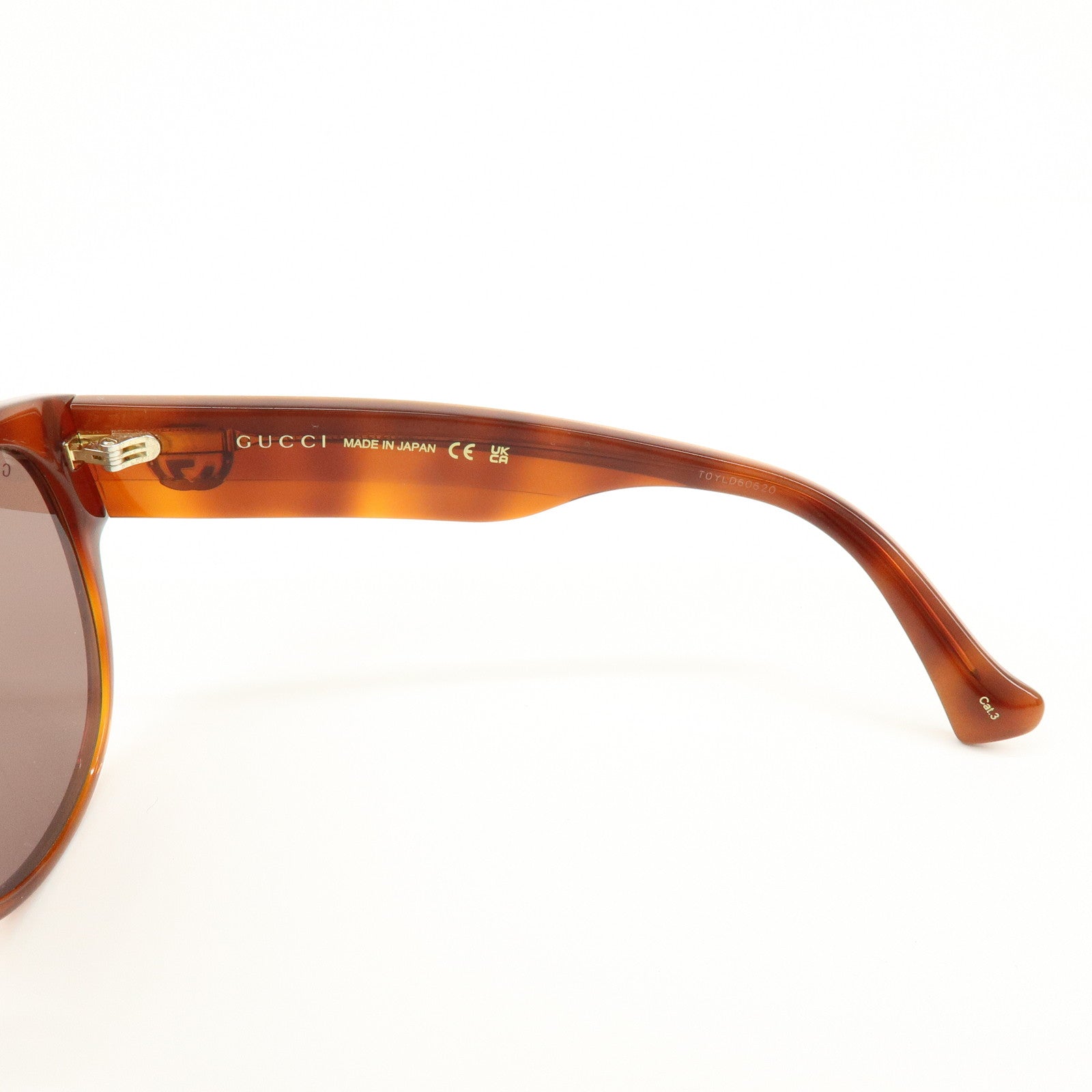 GUCCI Interlocking G Plastic Sunglasses Brown GG1304SK 56□20 145