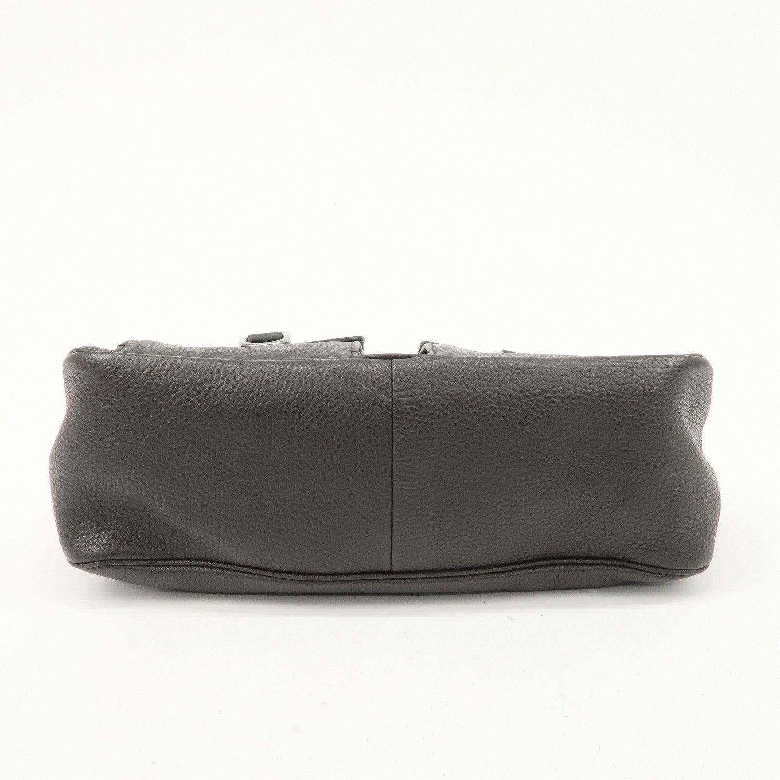 GUCCI Abbey Leather Shoulder Bag Hand Bag Dark Brown 293581 Used