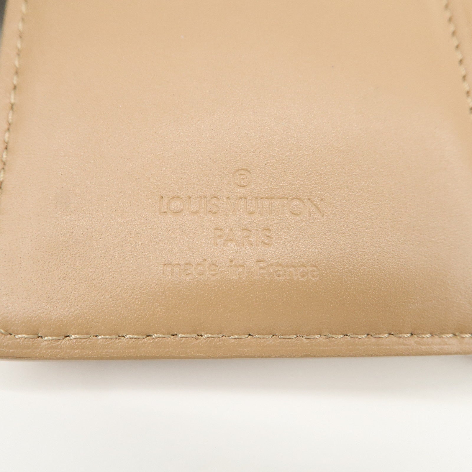 Louis Vuitton Monogram Vernis Porte Monnaie Noisette M91361