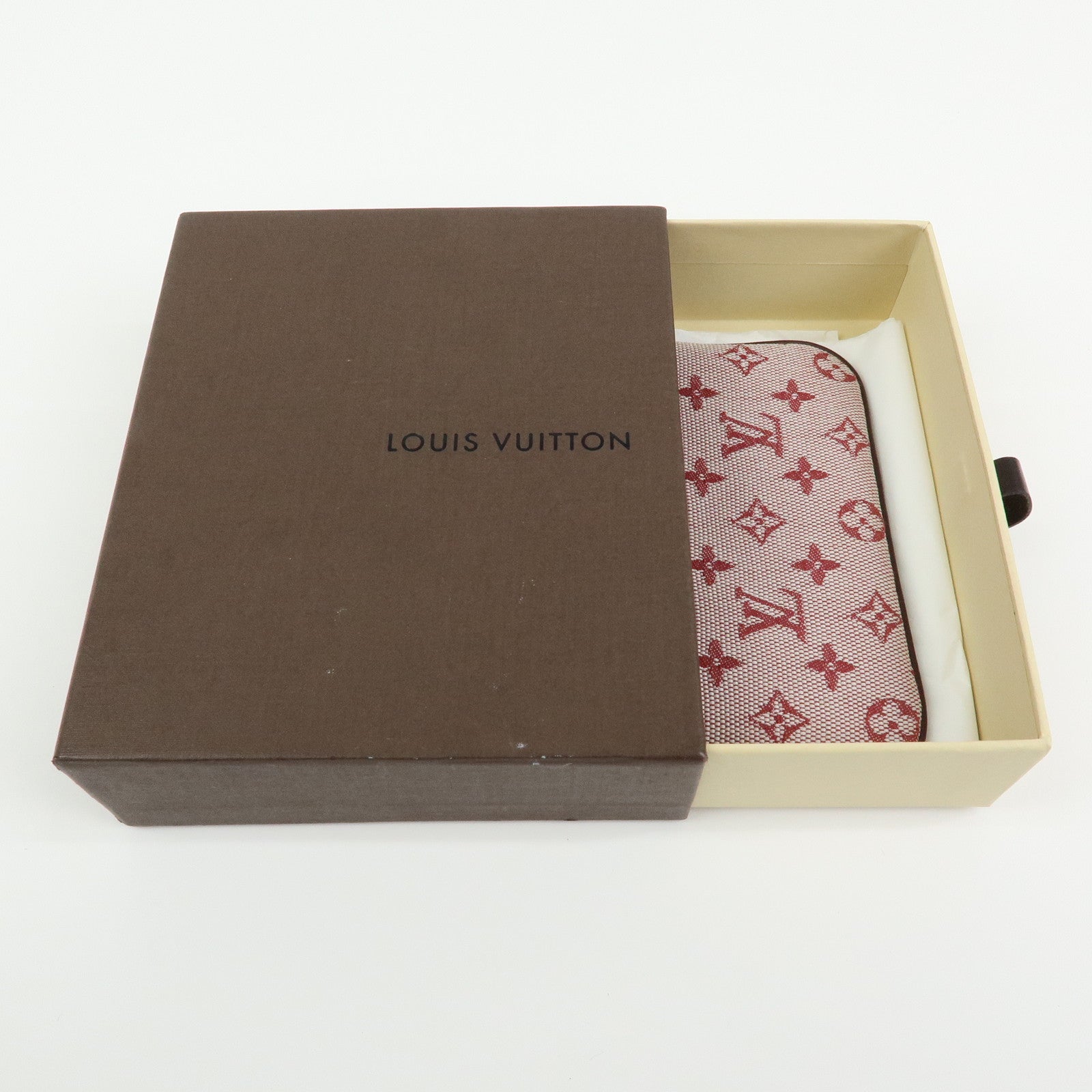 Louis Vuitton Monogram Mini Pochette Cles Coin Case Cerise M92238