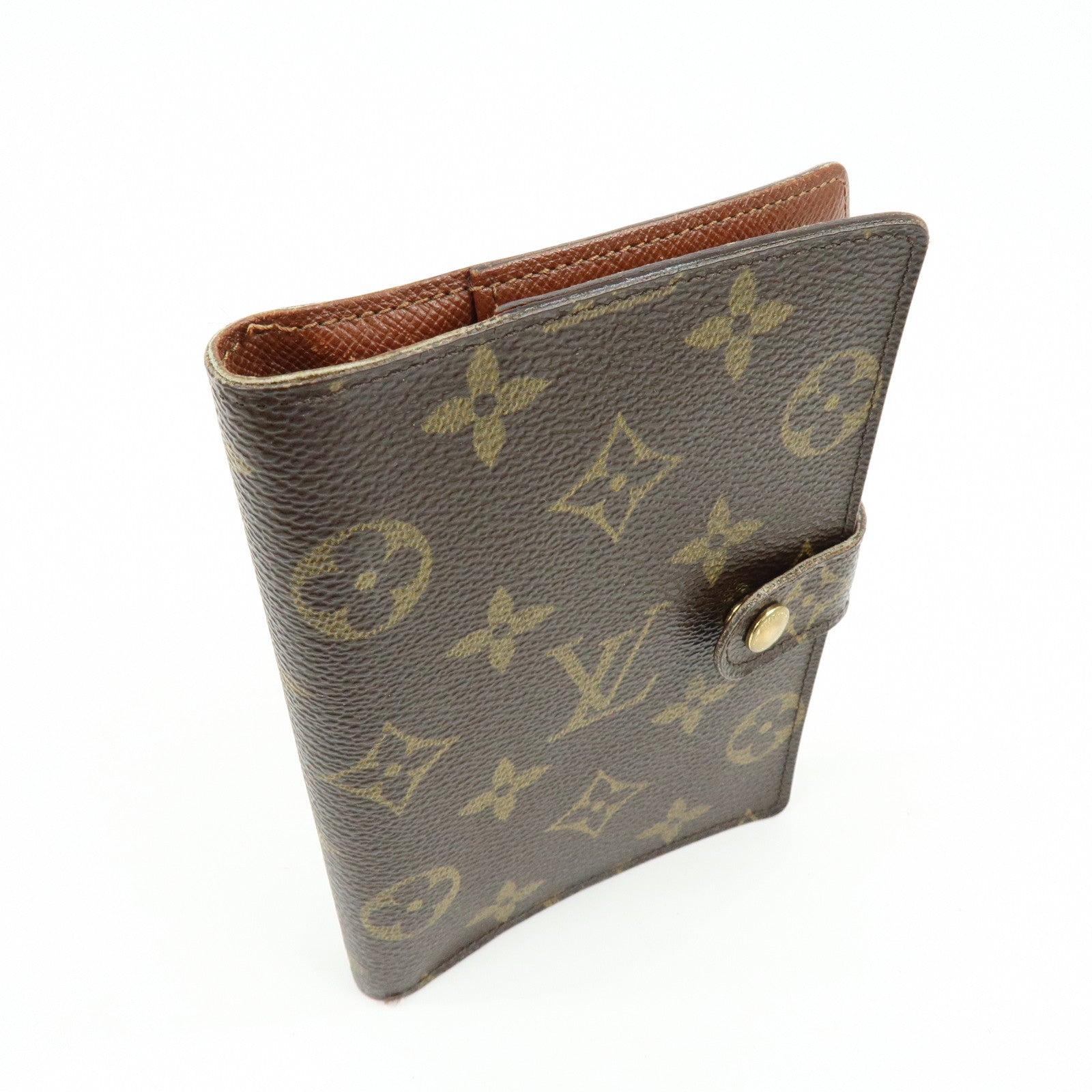 Louis Vuitton Monogram Agenda PM Planner Cover Brown R20005