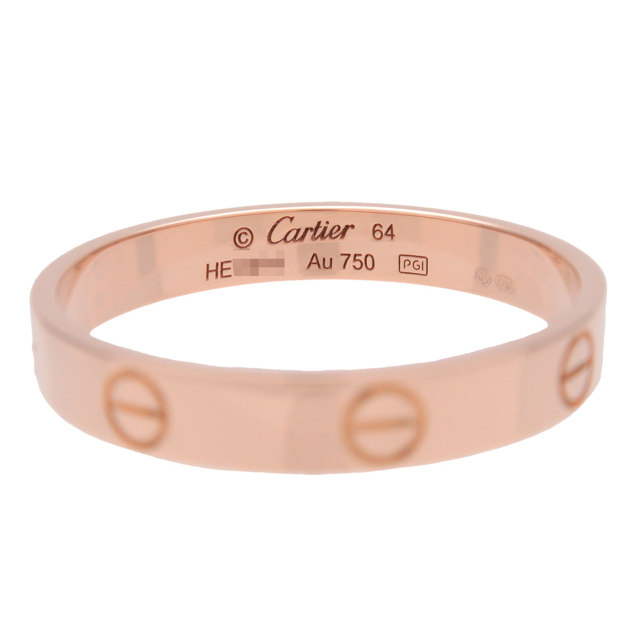 Cartier Mini Love Ring K18 750PG Rose Gold #64 US10.75 EU64 HK24