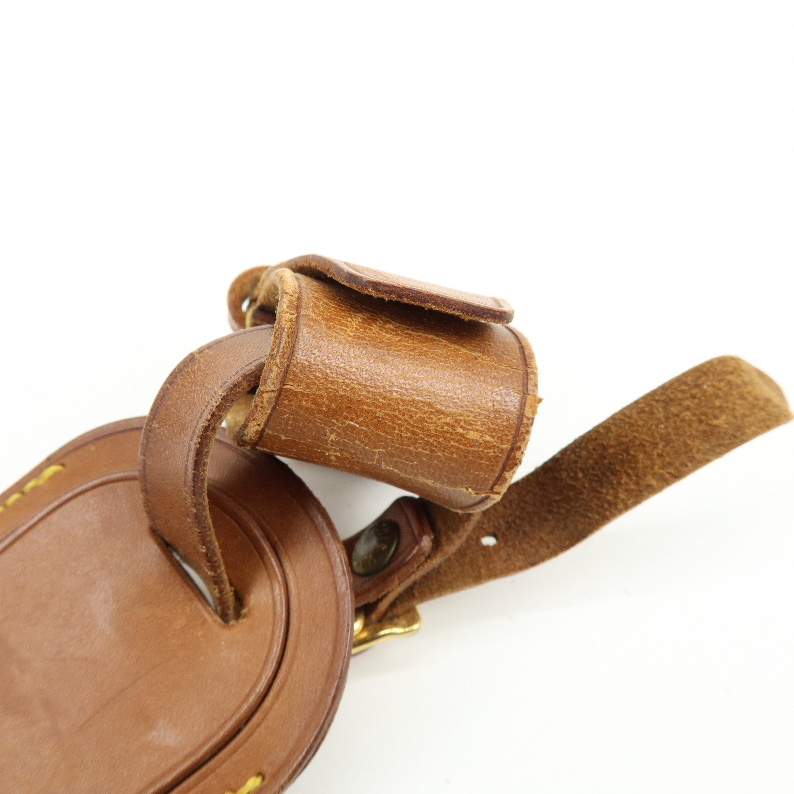 Louis Vuitton Set of 10 Leather Name Tag & Poignet Natural