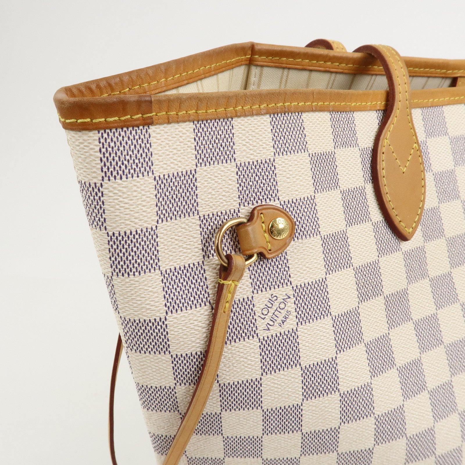 Louis Vuitton Damier Azur Neverfull MM Tote Bag N41361