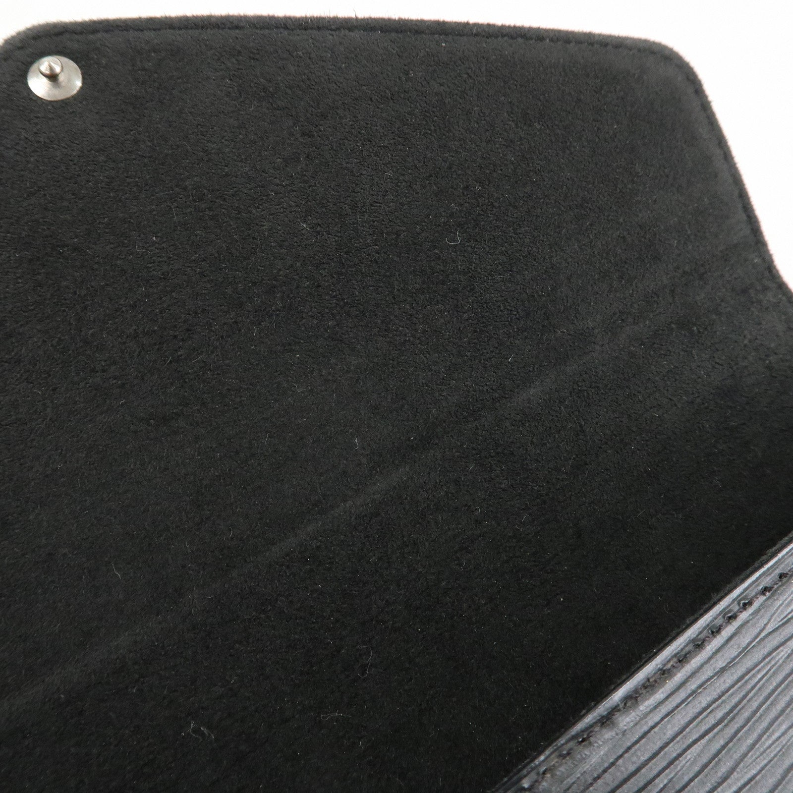 Louis Vuitton Epi Pochette Felicie Leather Hand Bag Black M62648 Used