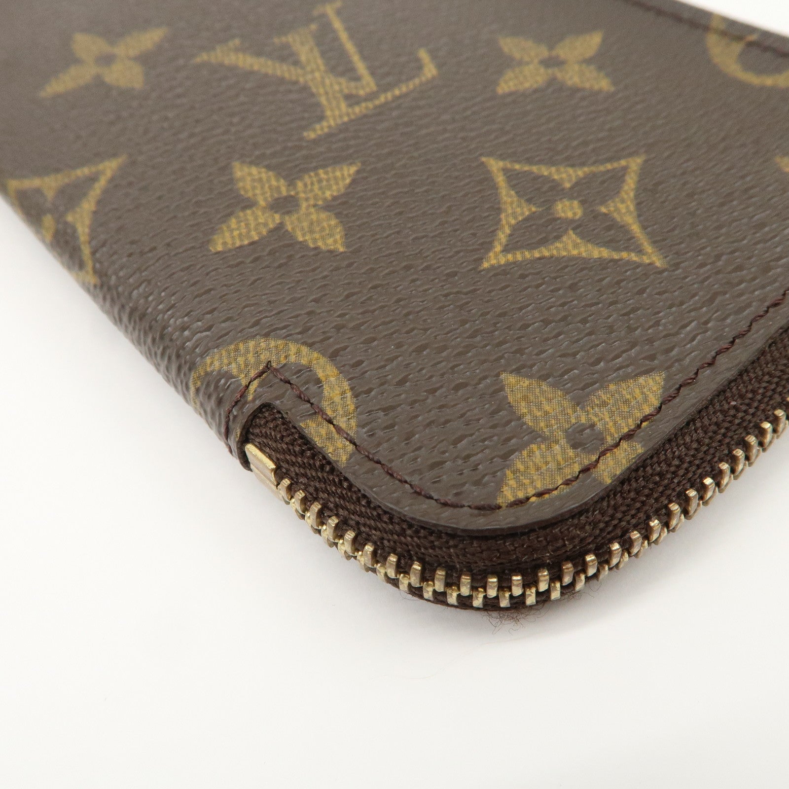 Louis Vuitton Monogram Pochette Cles 6 Key Case Key Holder M62610